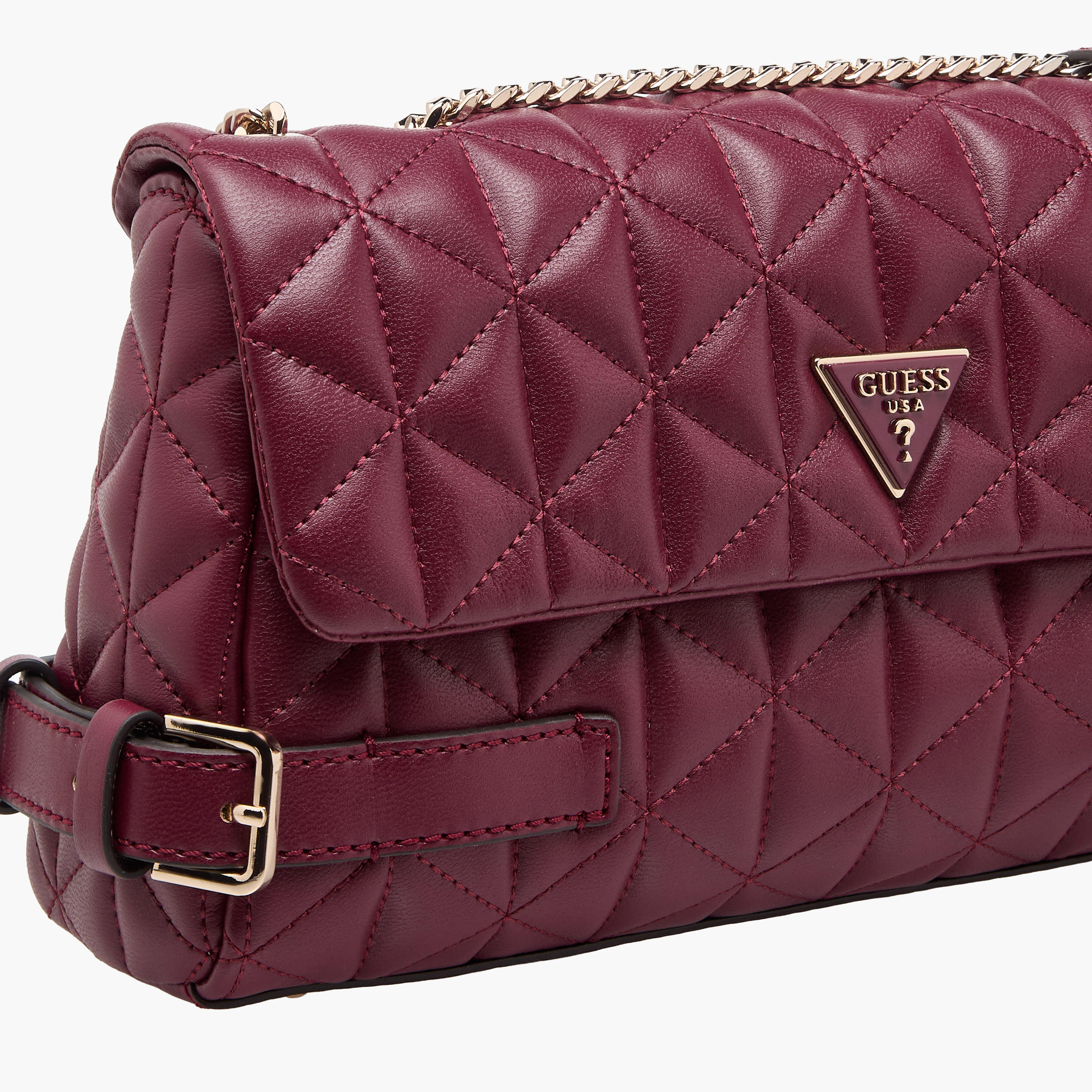Guess Paisleigh Quilted Crossbody Bag with Flap Closure-women-bagsandwallets-handbags-image-5