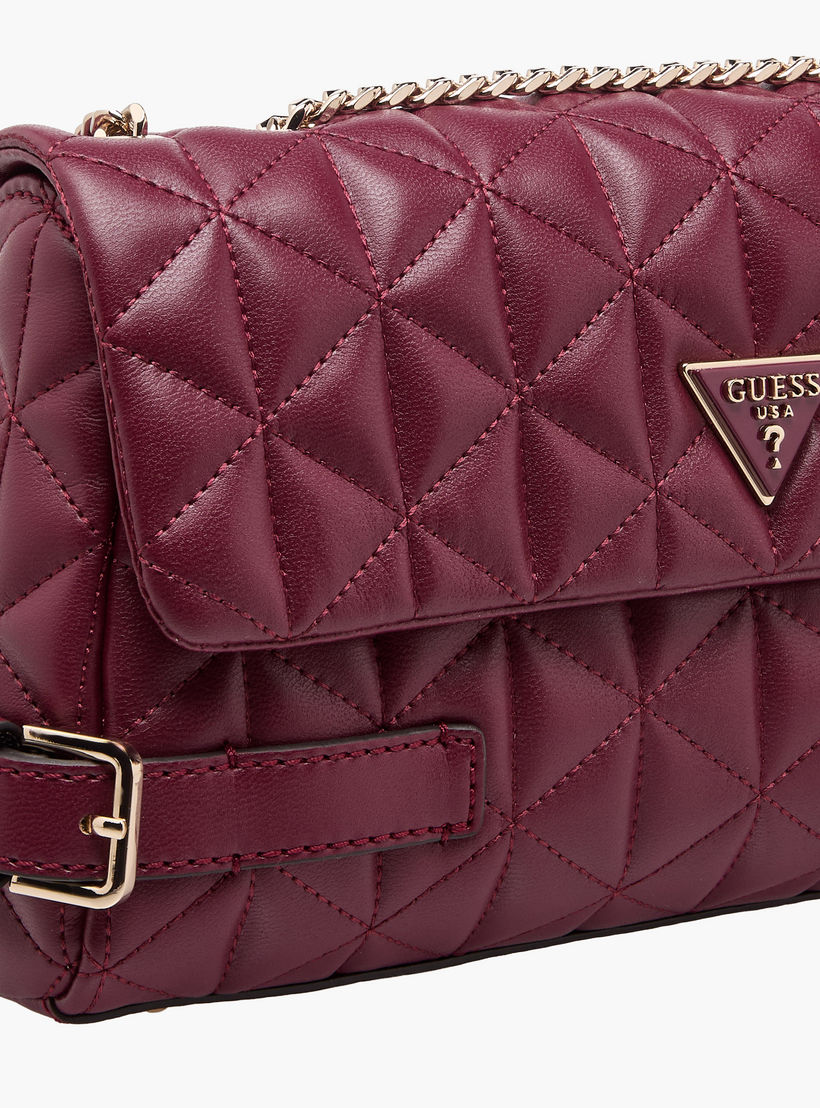 Guess Paisleigh Quilted Crossbody Bag with Flap Closure-women-bagsandwallets-handbags-image-5