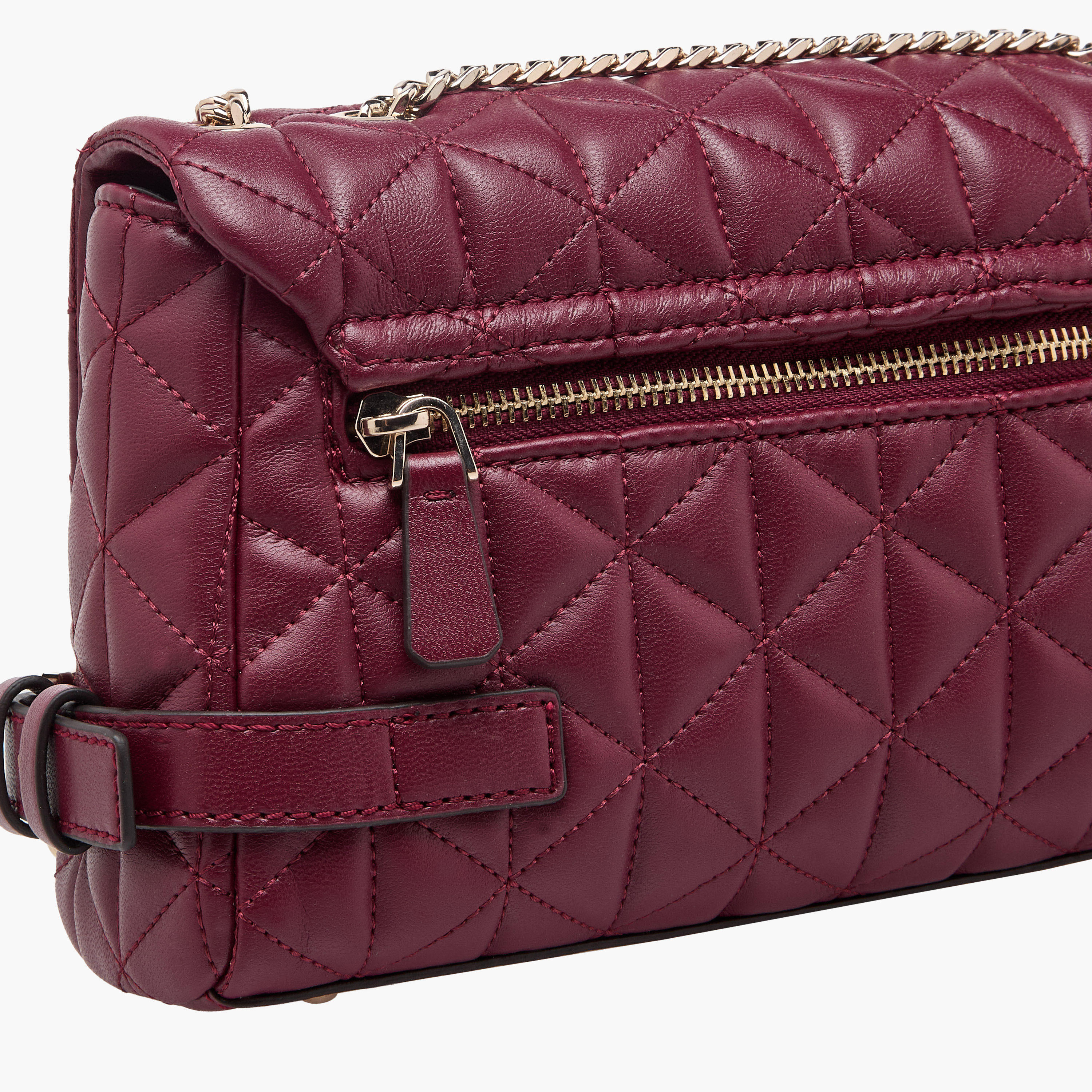 Guess Paisleigh Quilted Crossbody Bag with Flap Closure-women-bagsandwallets-handbags-image-6