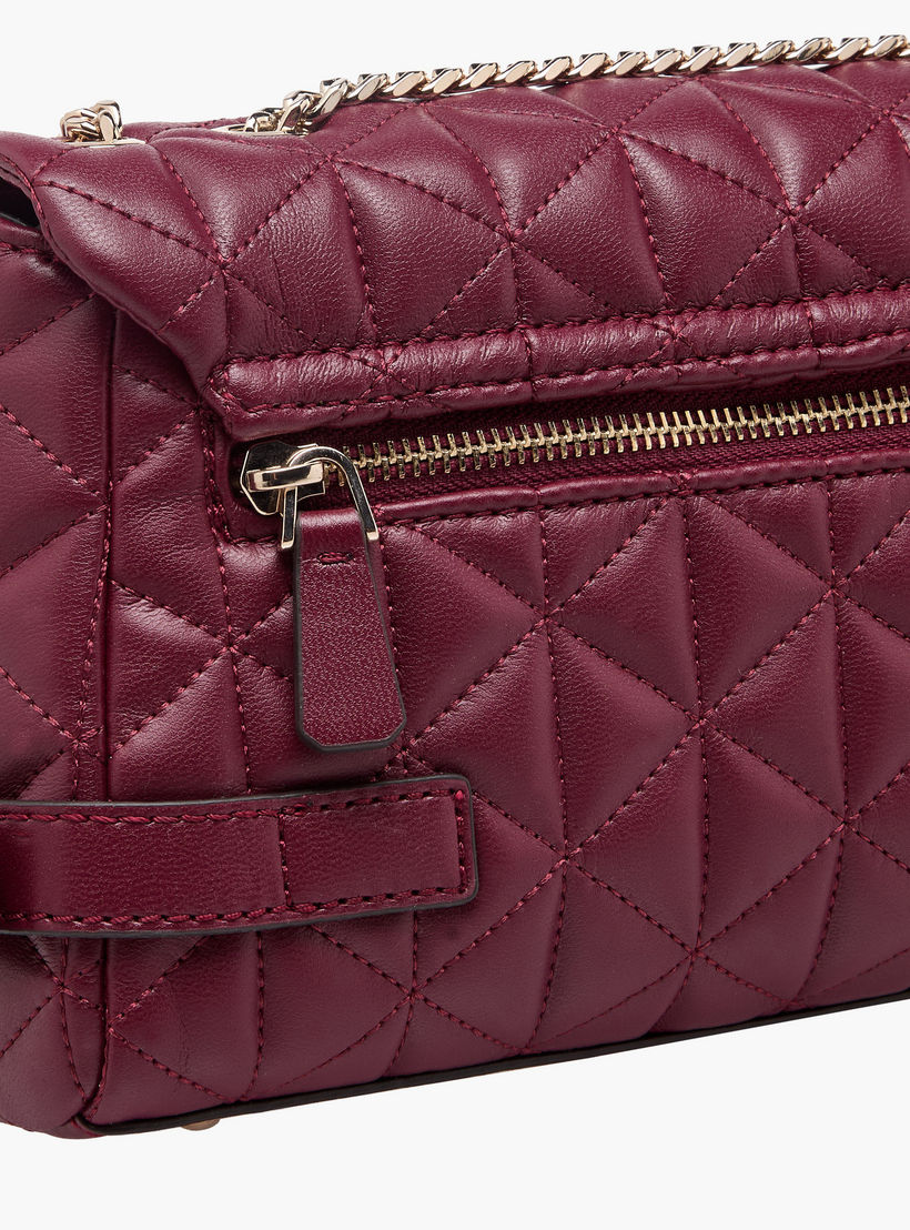 Guess Paisleigh Quilted Crossbody Bag with Flap Closure-women-bagsandwallets-handbags-image-6
