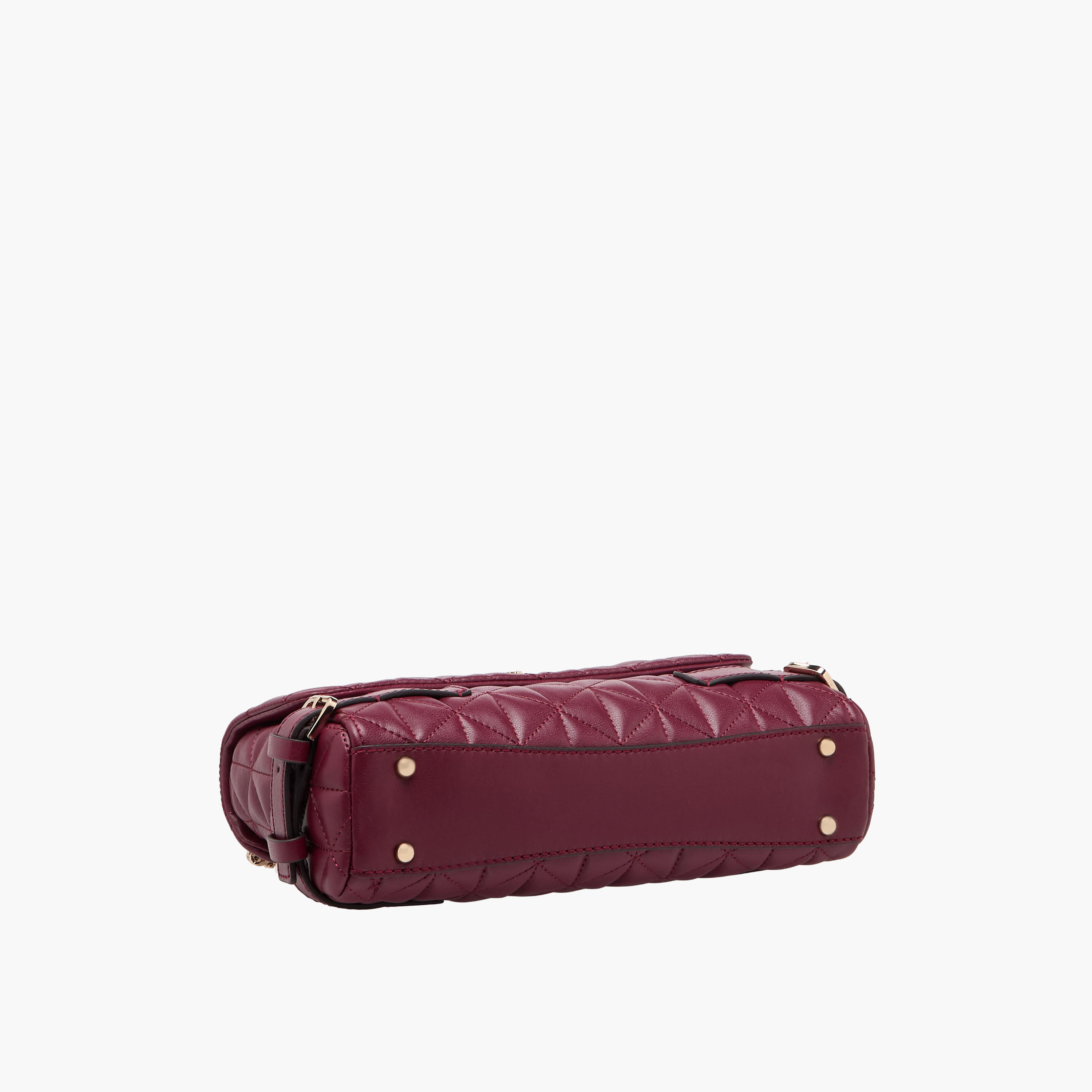Guess Paisleigh Quilted Crossbody Bag with Flap Closure-women-bagsandwallets-handbags-image-7