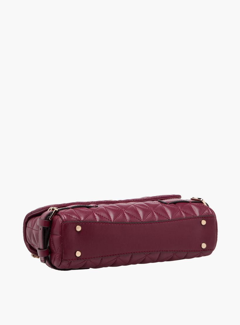 Guess Paisleigh Quilted Crossbody Bag with Flap Closure-women-bagsandwallets-handbags-image-7