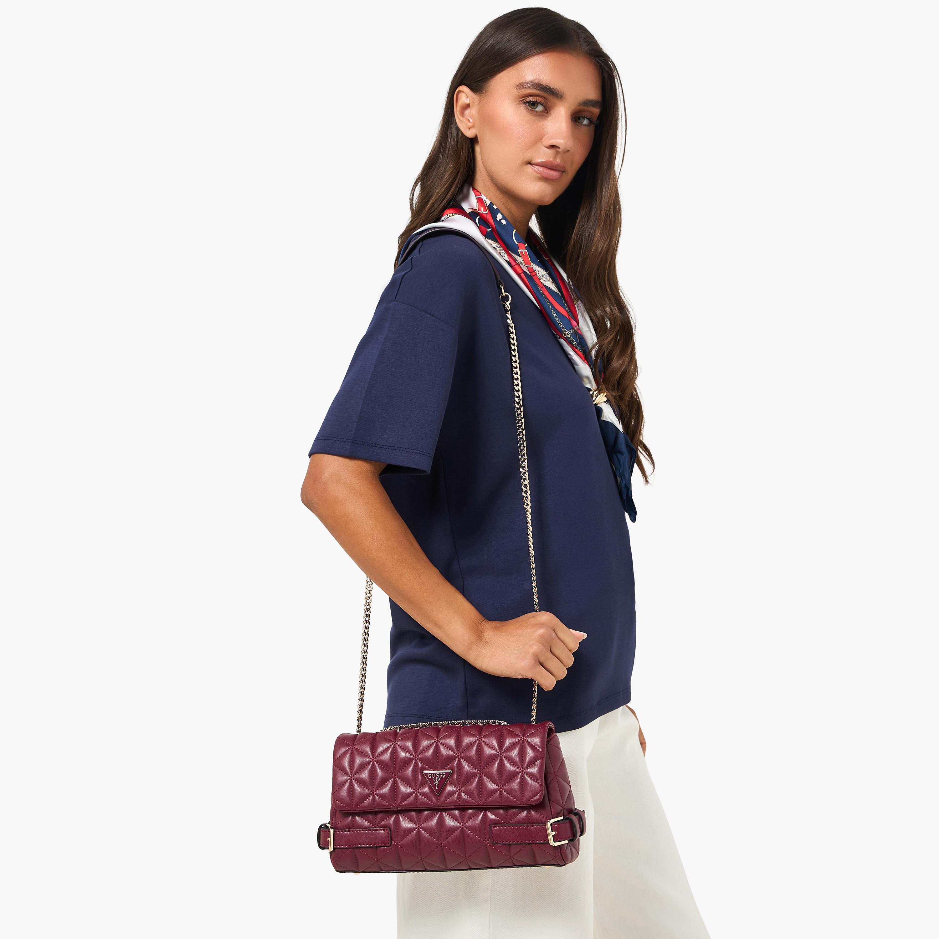 Guess Paisleigh Quilted Crossbody Bag with Flap Closure-women-bagsandwallets-handbags-image-8