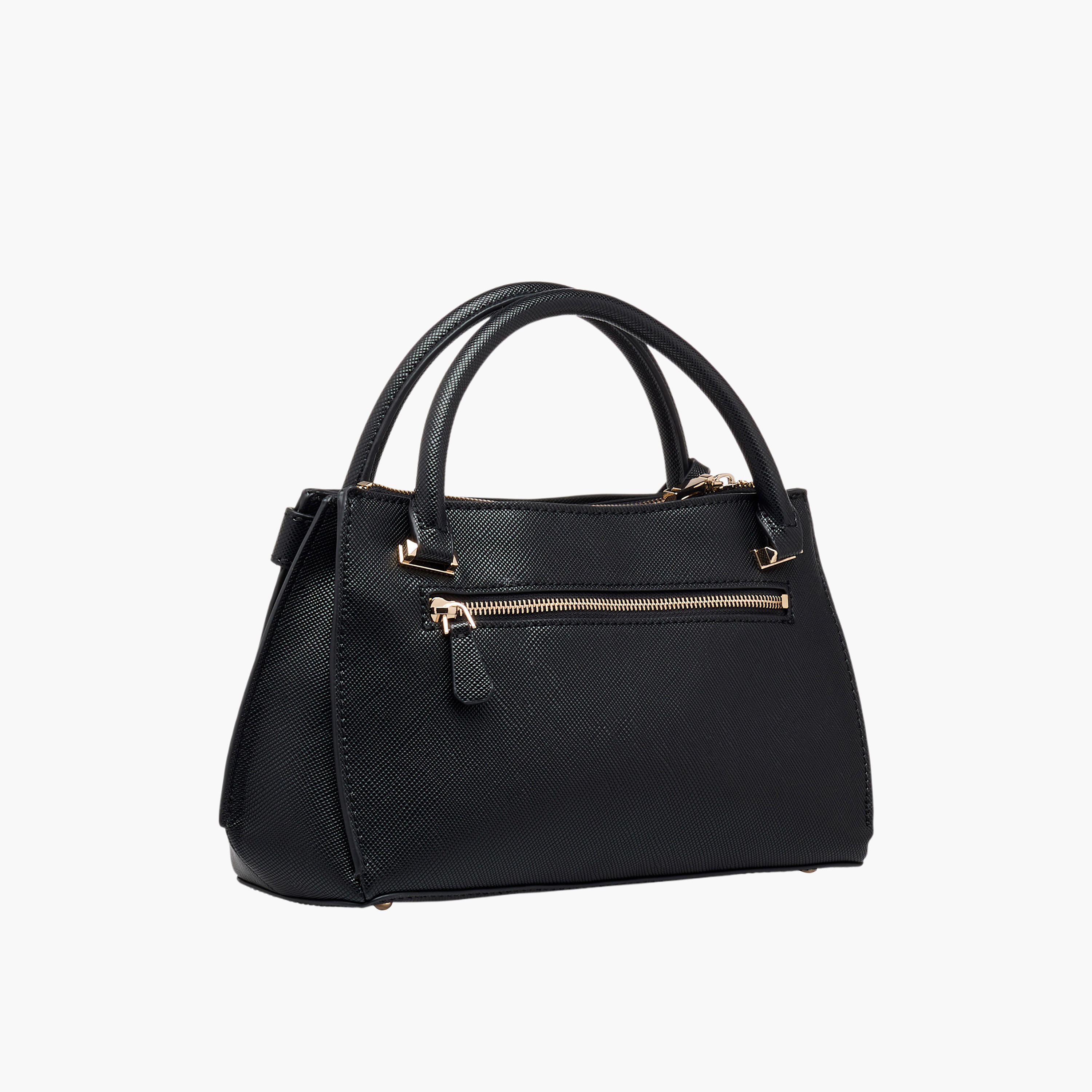 Guess Serenova Textured Satchel Bag with Detachable Strap-women-bagsandwallets-handbags-image-4