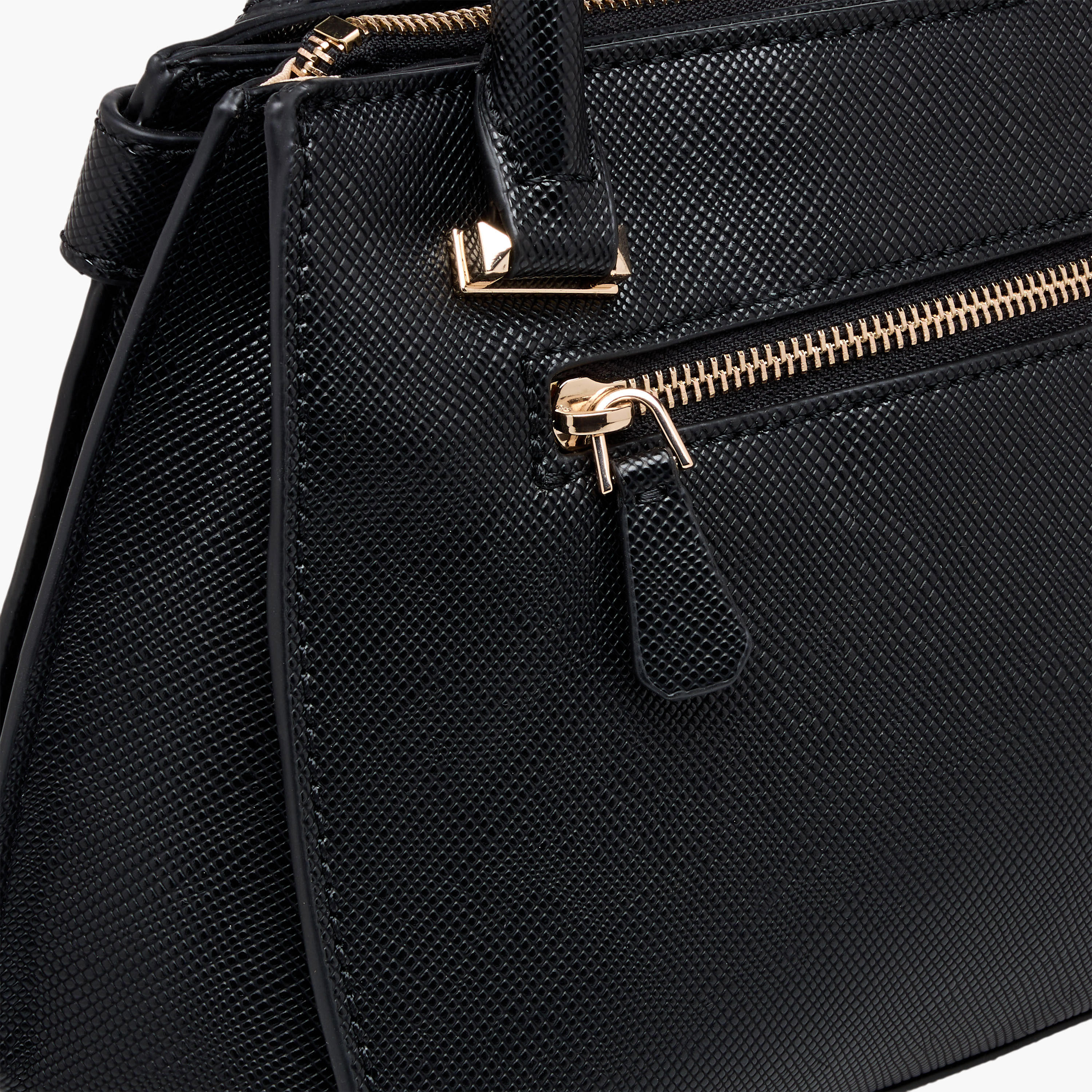 Guess Serenova Textured Satchel Bag with Detachable Strap-women-bagsandwallets-handbags-image-6