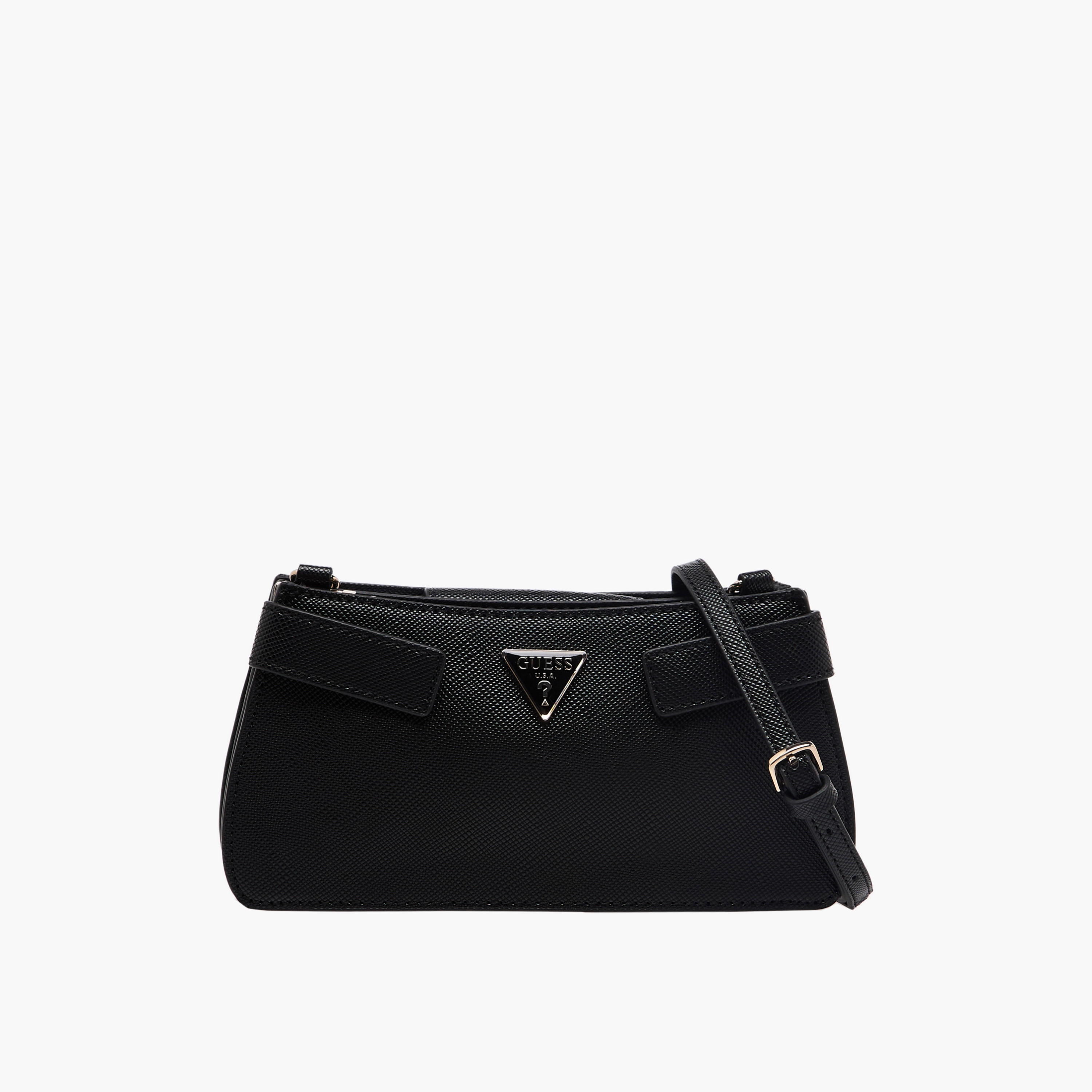 Guess Serenova Textured Crossbody Bag with Detachable Strap-women-bagsandwallets-handbags-image-1
