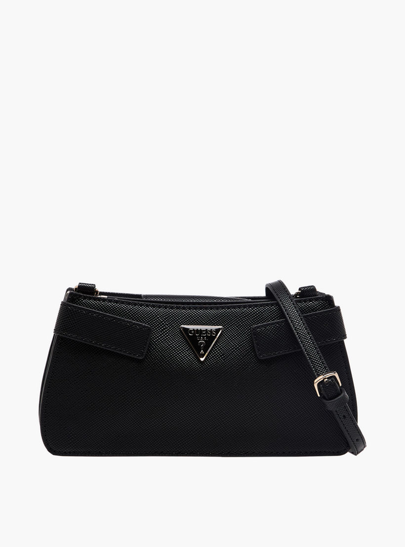 Guess Serenova Textured Crossbody Bag with Detachable Strap-women-bagsandwallets-handbags-image-1