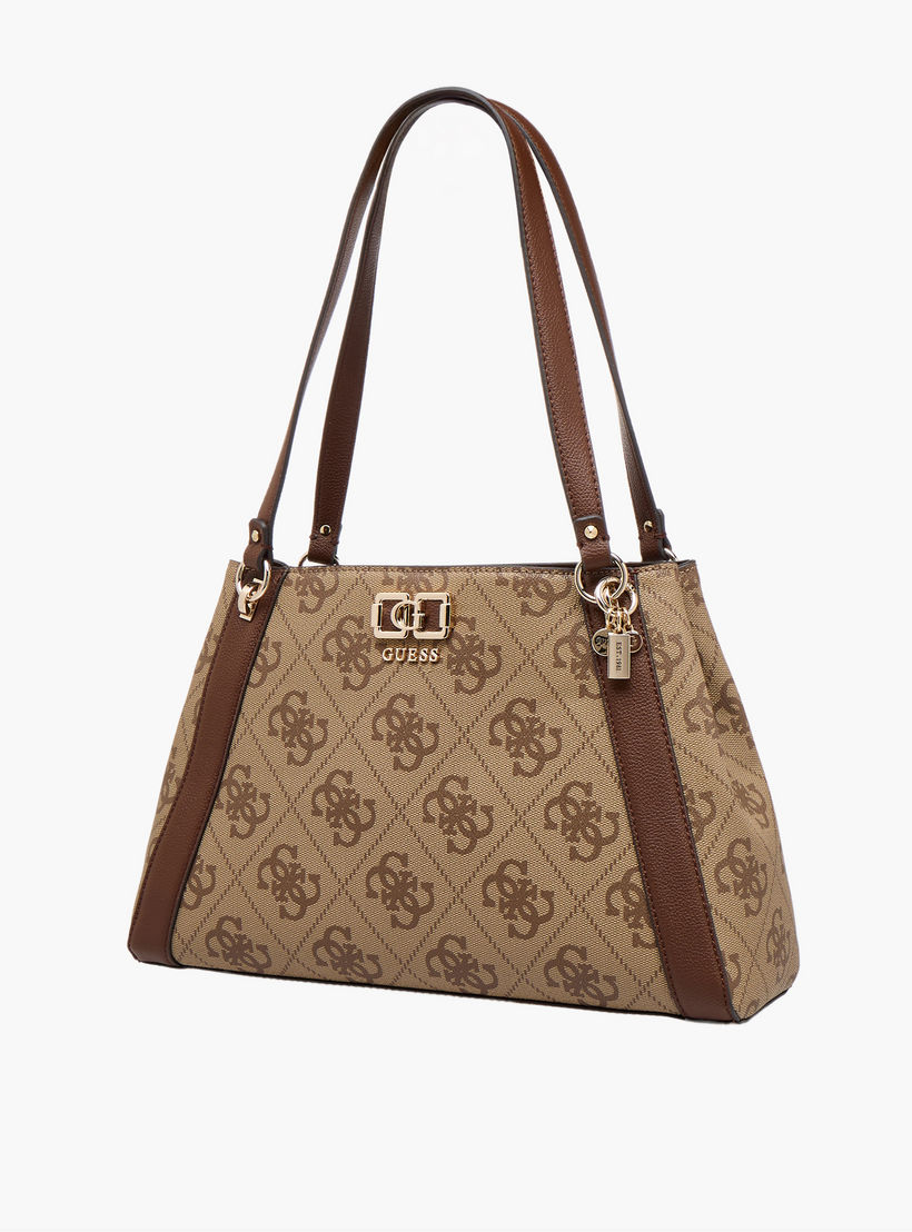 Guess Karnilla Printed Tote Bag with Zip Closure-women-bagsandwallets-handbags-image-3