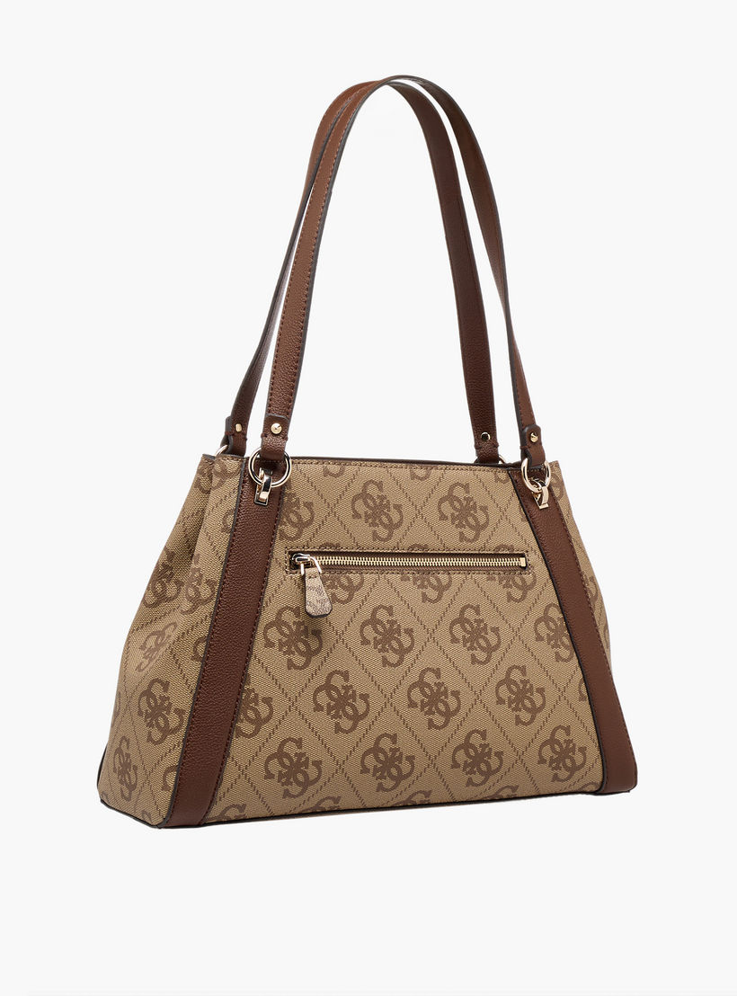 Guess Karnilla Printed Tote Bag with Zip Closure-women-bagsandwallets-handbags-image-4