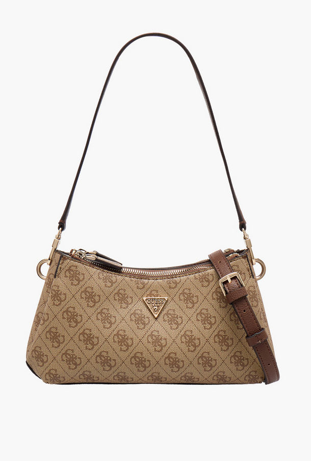Guess Noelle II Monogram Texture Shoulder Bag with Detachable Strap-women-image-1