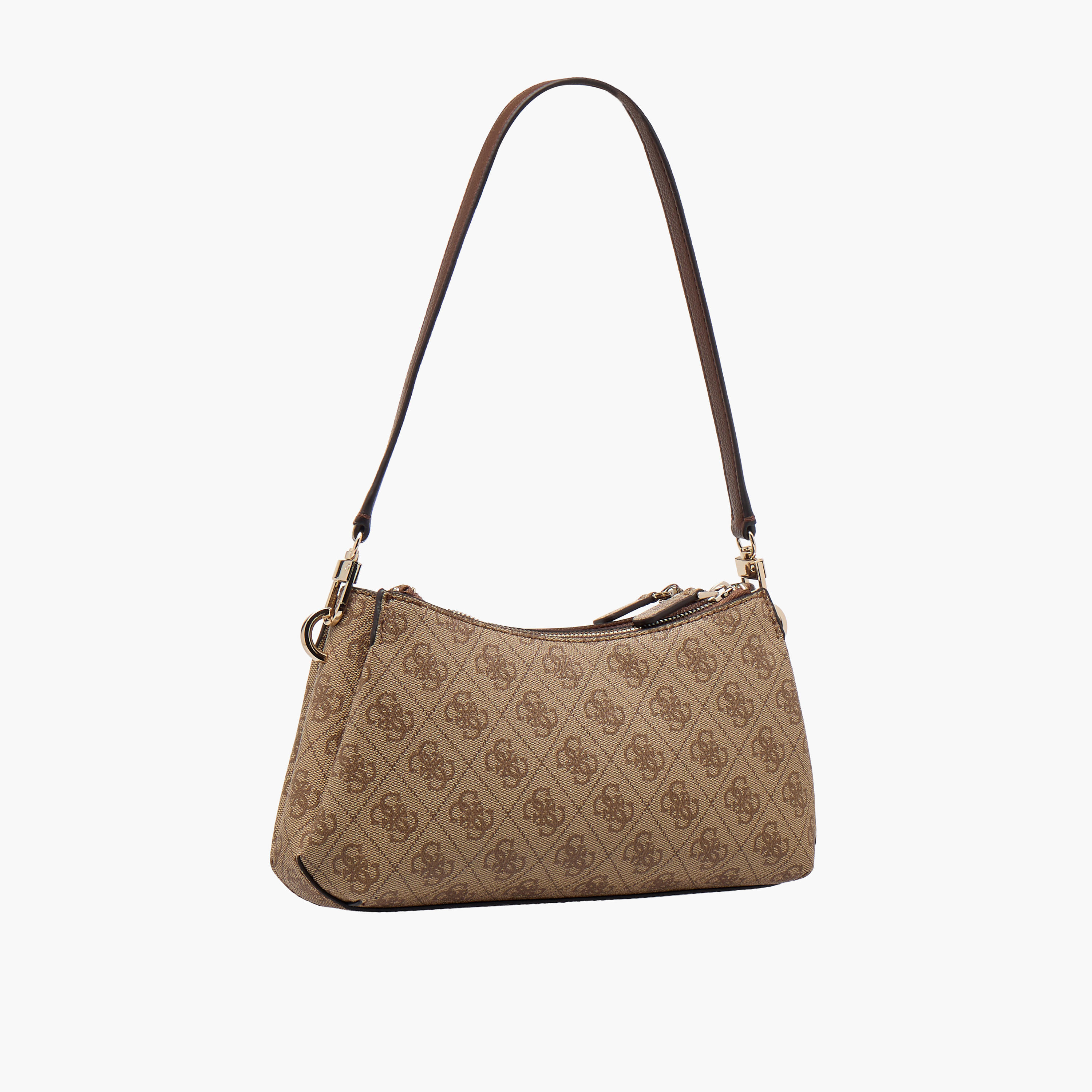 Guess Noelle II Monogram Texture Shoulder Bag with Detachable Strap-women-bagsandwallets-handbags-image-4
