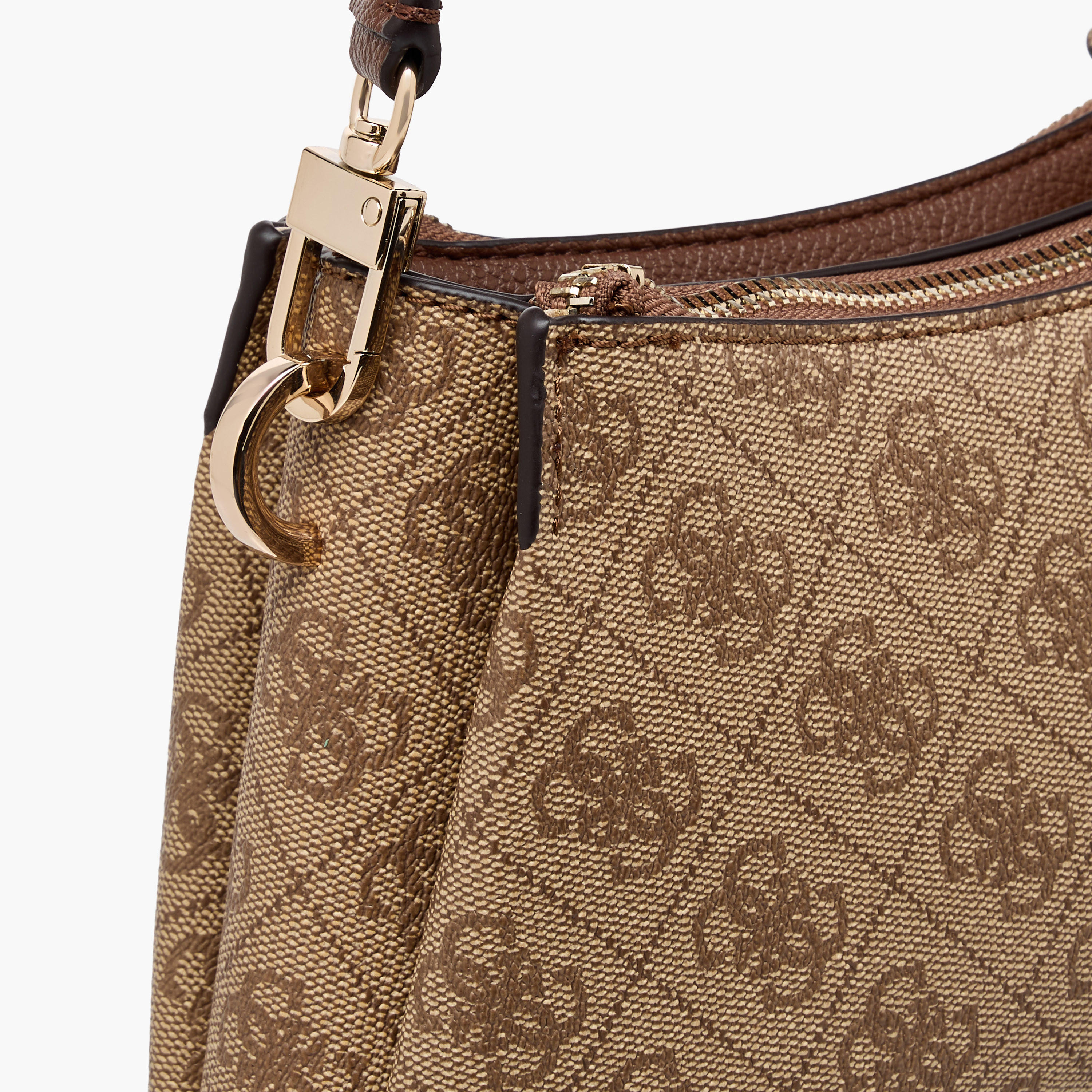 Guess Noelle II Monogram Texture Shoulder Bag with Detachable Strap-women-bagsandwallets-handbags-image-6