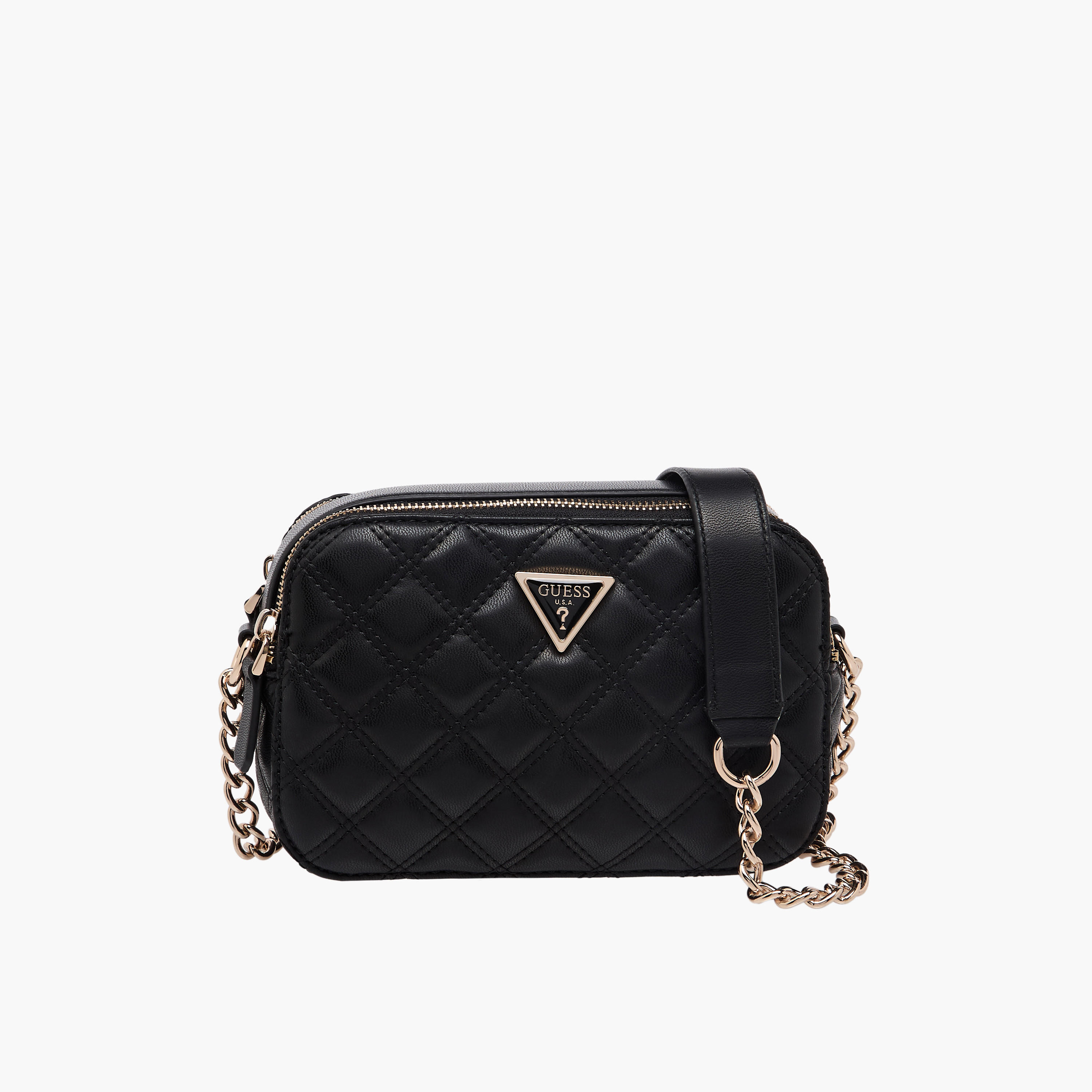 Guess Giully II Quilted Crossbody Bag with Zip Closure-women-bagsandwallets-handbags-image-1