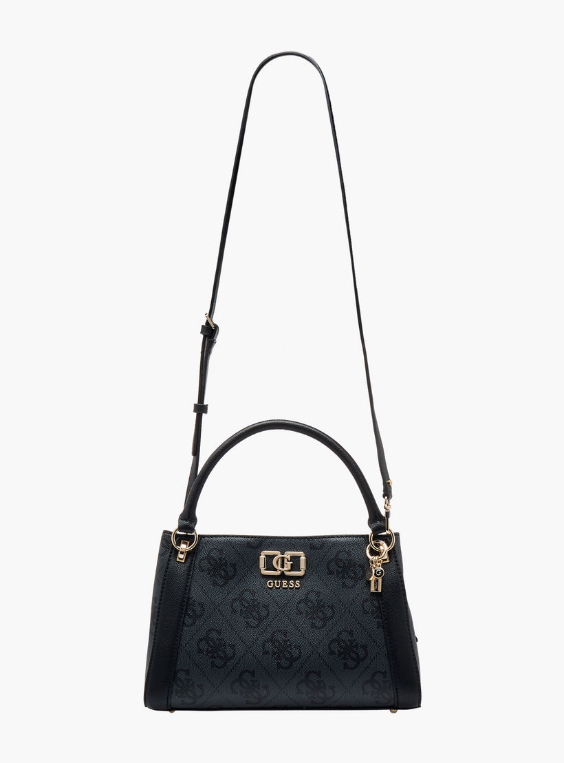 Guess Karnilla Monogram Print Tote Bag with Zip Closure-women-bagsandwallets-handbags-image-3