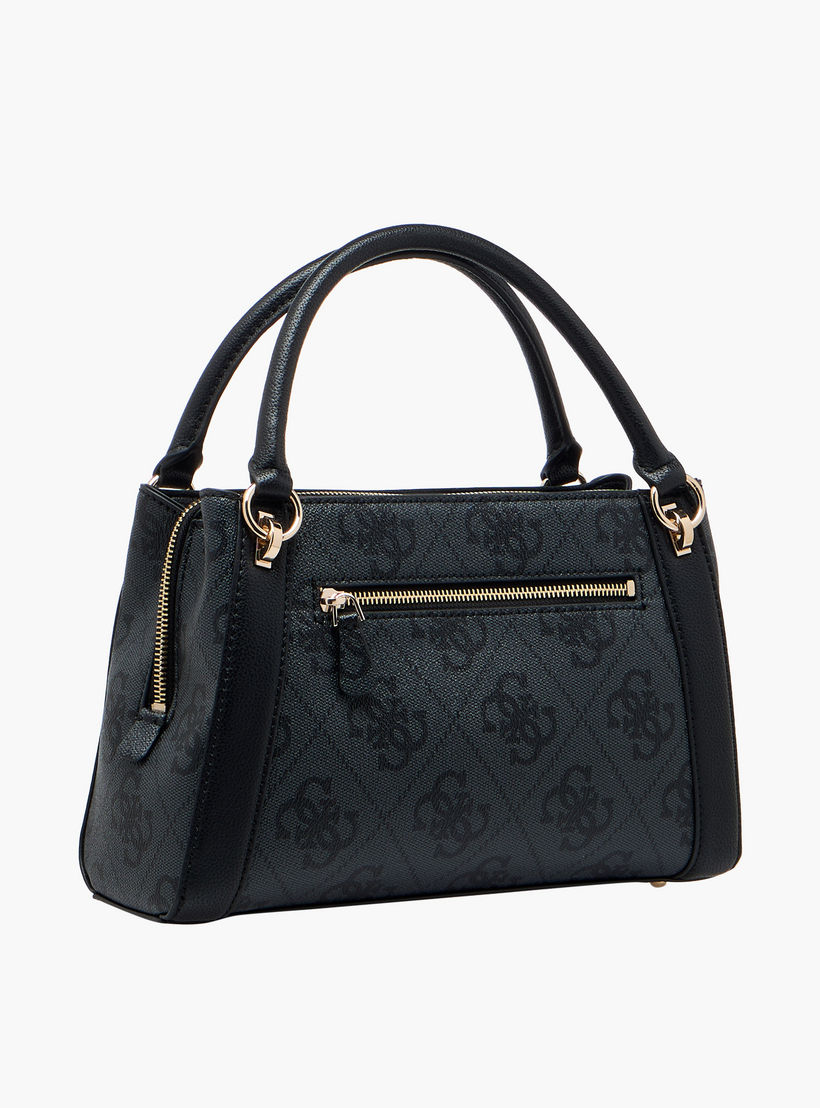 Guess Karnilla Monogram Print Tote Bag with Zip Closure-women-bagsandwallets-handbags-image-4