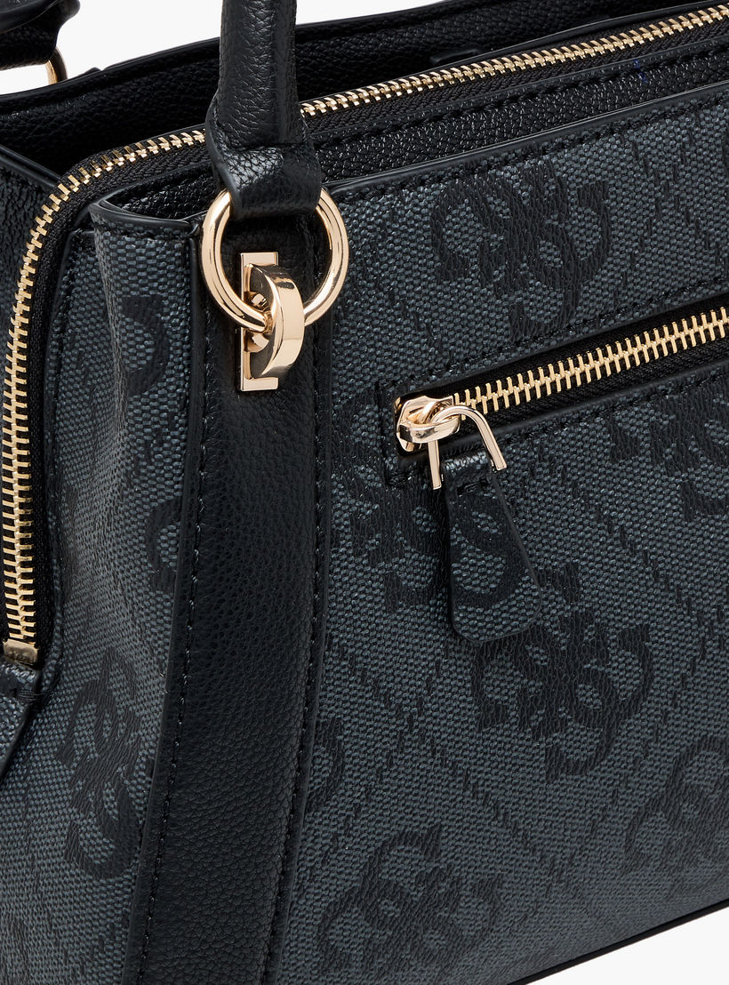 Guess Karnilla Monogram Print Tote Bag with Zip Closure-women-bagsandwallets-handbags-image-6