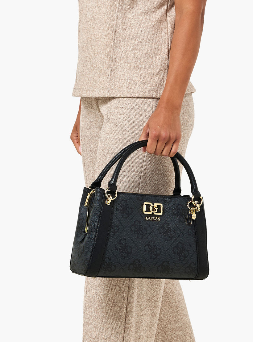 Guess Karnilla Monogram Print Tote Bag with Zip Closure-women-bagsandwallets-handbags-image-8