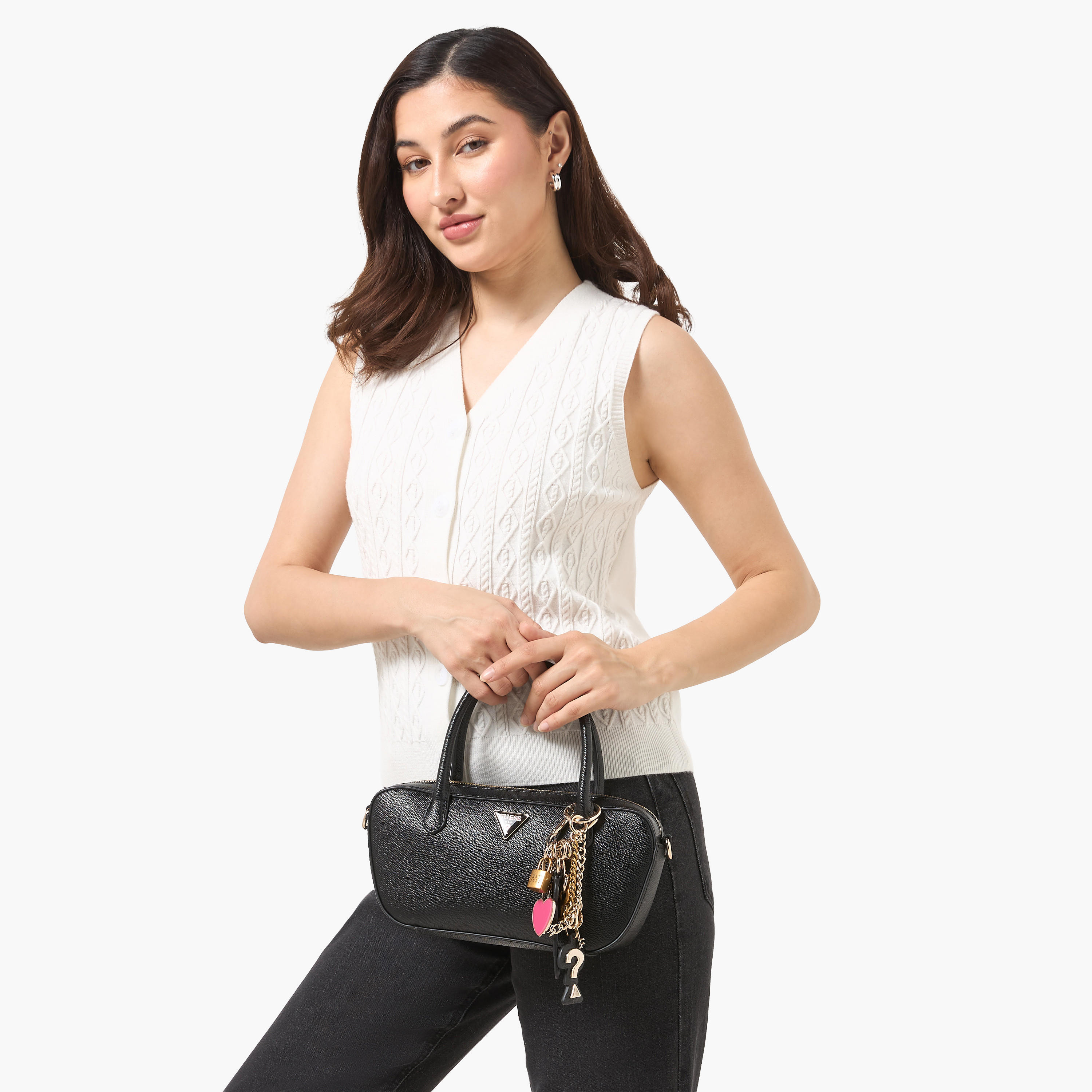 شنطة ساتشيل بارزة الملمس بحزام قابل للفصل دافينا من جيس-women-bagsandwallets-handbags-image-2