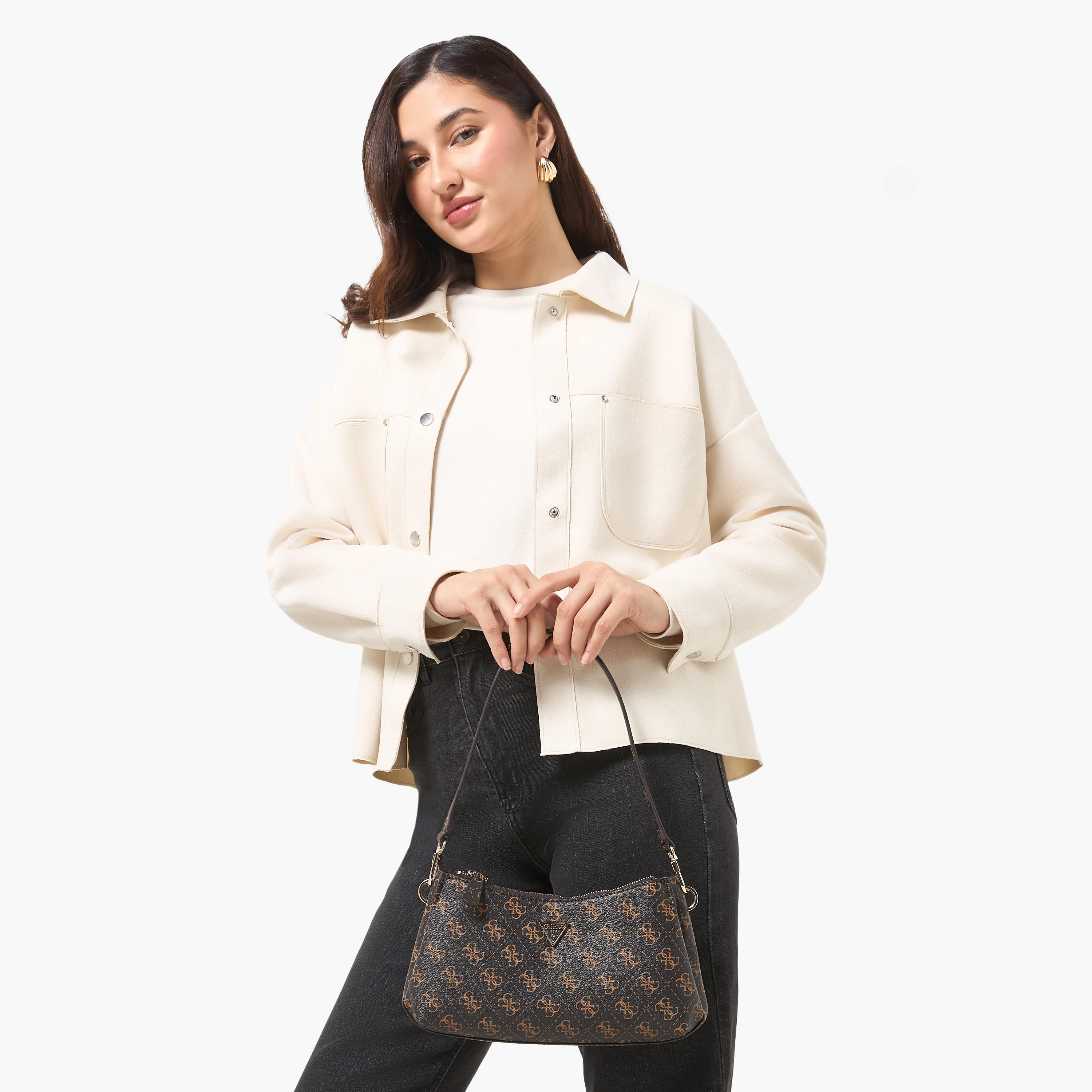 شنطة كتف بطبعات مونوجرام مع حزام قابل للفصل نويل II من جيس-women-bagsandwallets-handbags-image-8