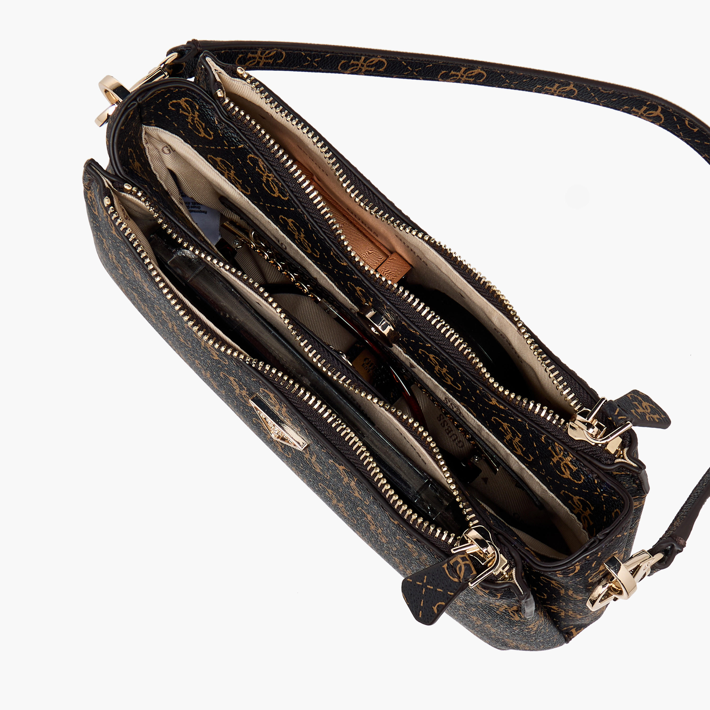 شنطة كتف بطبعات مونوجرام مع حزام قابل للفصل نويل II من جيس-women-bagsandwallets-handbags-image-9