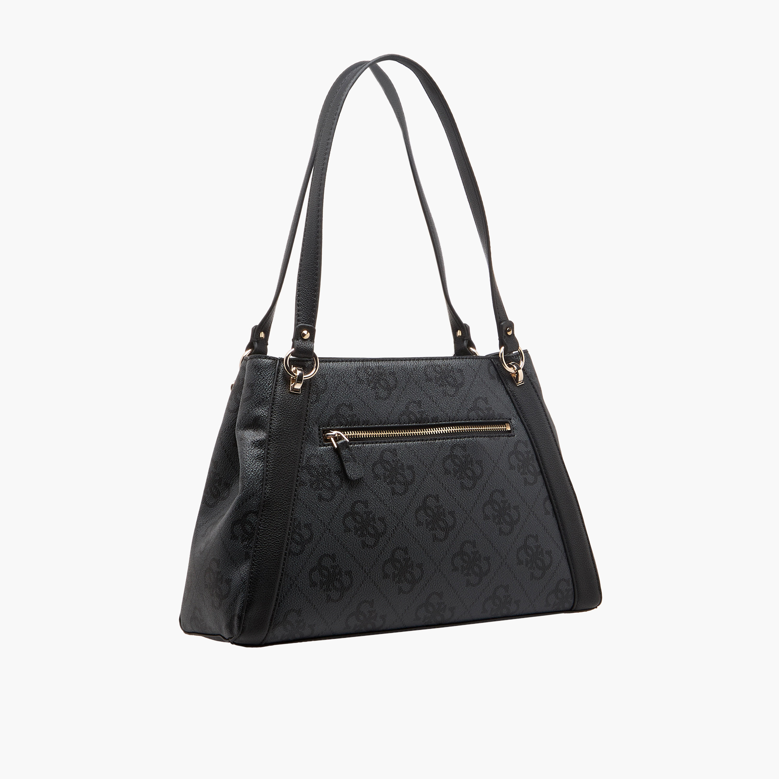 Guess Karnilla Monogram Print Tote Bag with Double Handle-women-bagsandwallets-handbags-image-4