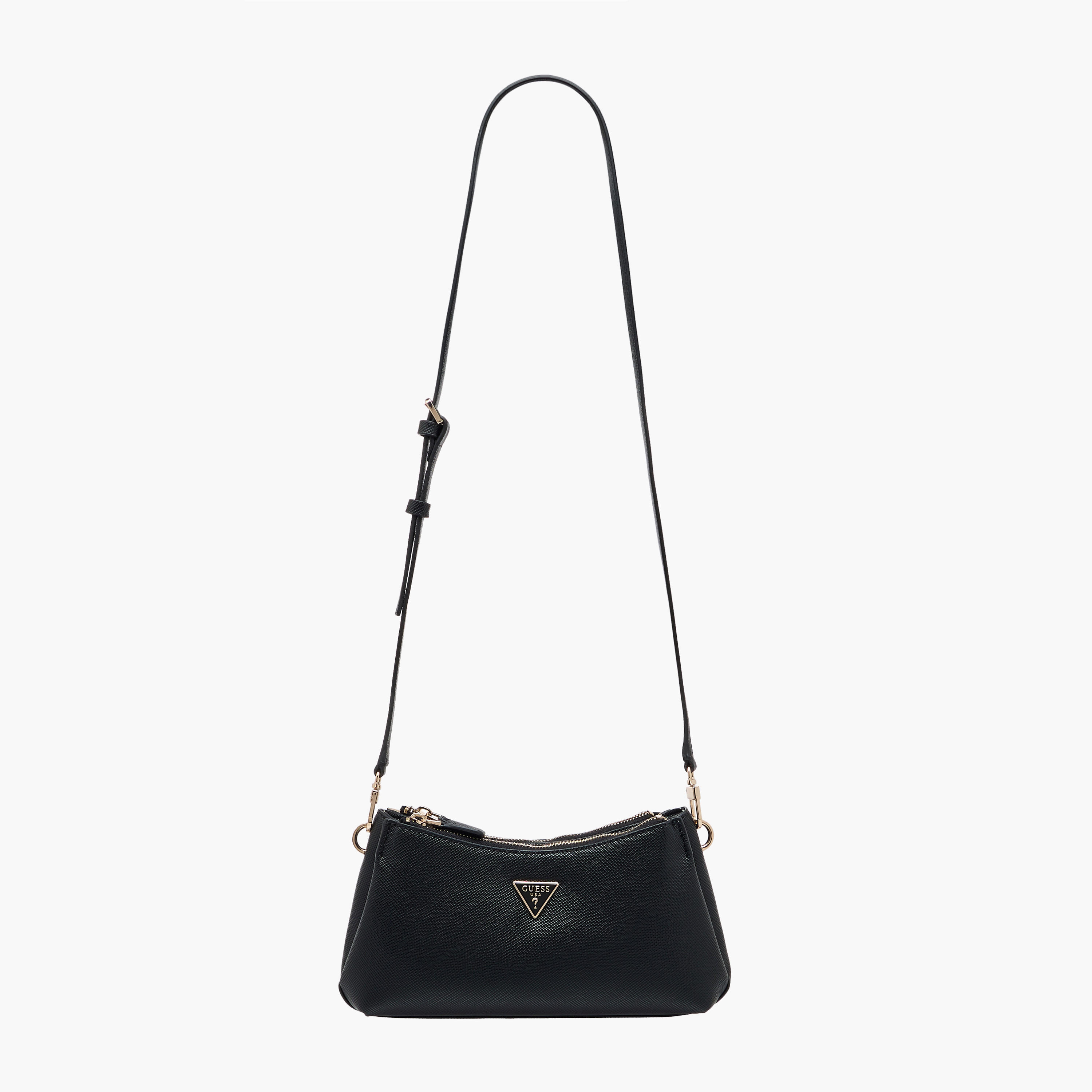 Guess Noelle II Textured Shoulder Bag with Zip Closure-women-bagsandwallets-handbags-image-3