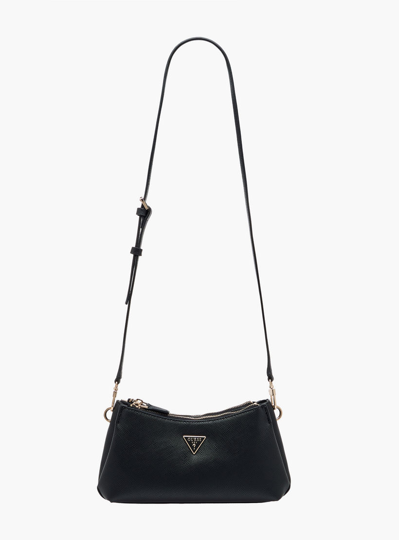 Guess Noelle II Textured Shoulder Bag with Zip Closure-women-bagsandwallets-handbags-image-3