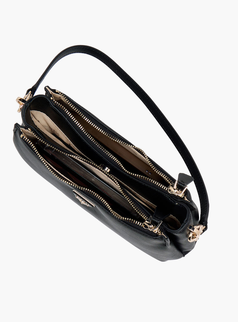 Guess Noelle II Textured Shoulder Bag with Zip Closure-women-bagsandwallets-handbags-image-9