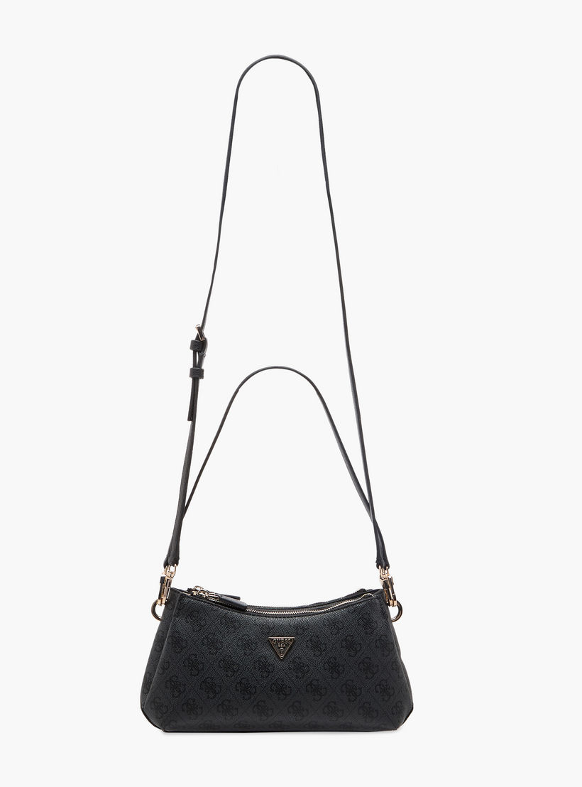 Guess Noelle II Printed Shoulder Bag with Zip Closure-women-bagsandwallets-handbags-image-3