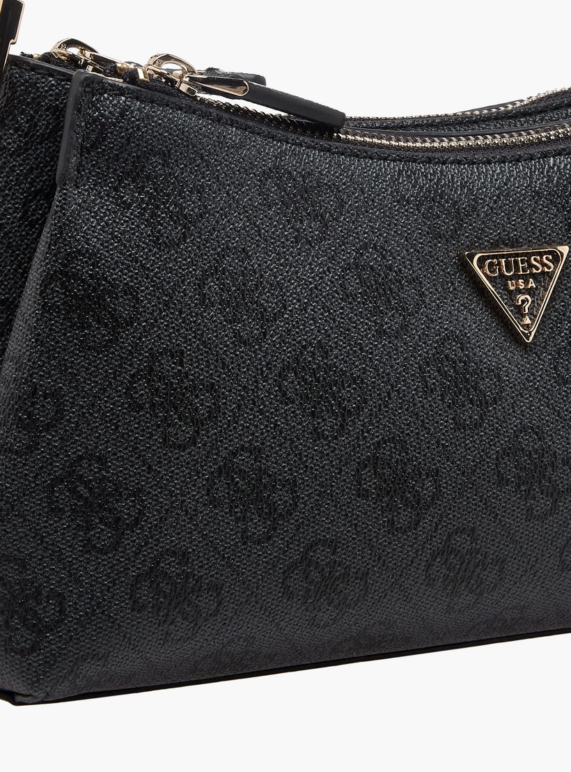 Guess Noelle II Printed Shoulder Bag with Zip Closure-women-bagsandwallets-handbags-image-5