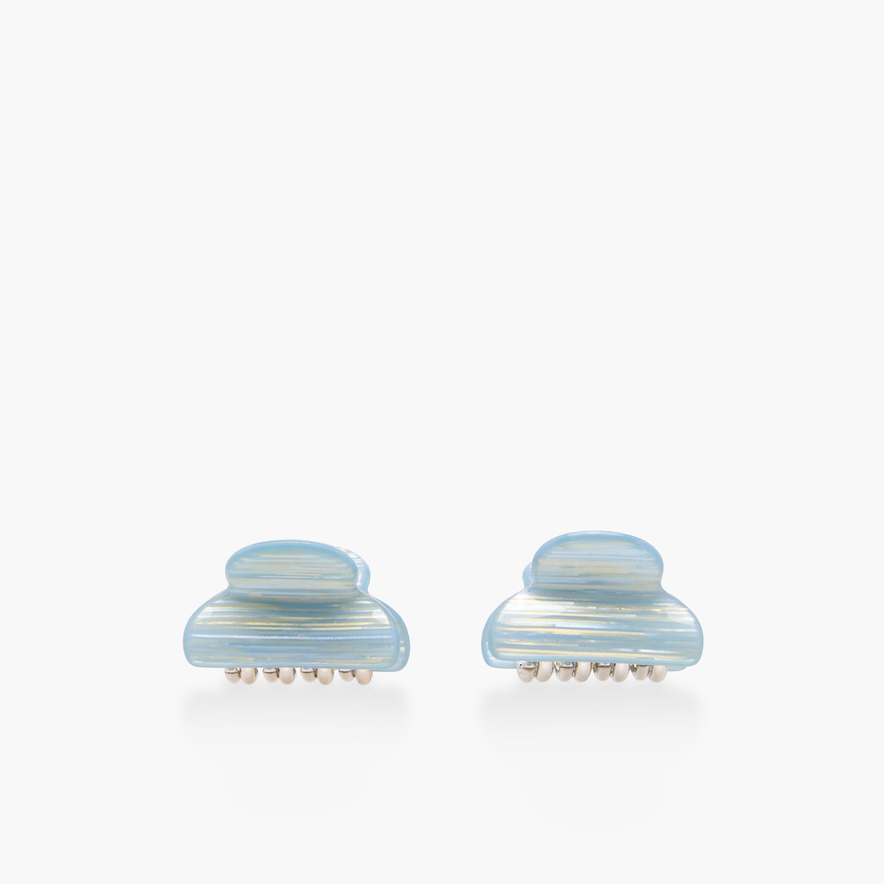 Pack of 6 Curved Hair Clamps with Marble Print-women-hairaccessories-clamps-image-4
