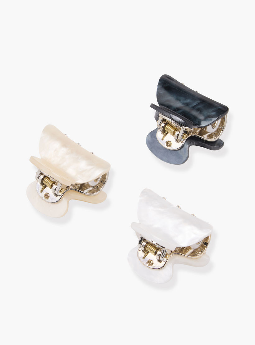 Pack of 3 Curved Hair Clamp with Glitter Design-women-hairaccessories-clamps-image-5