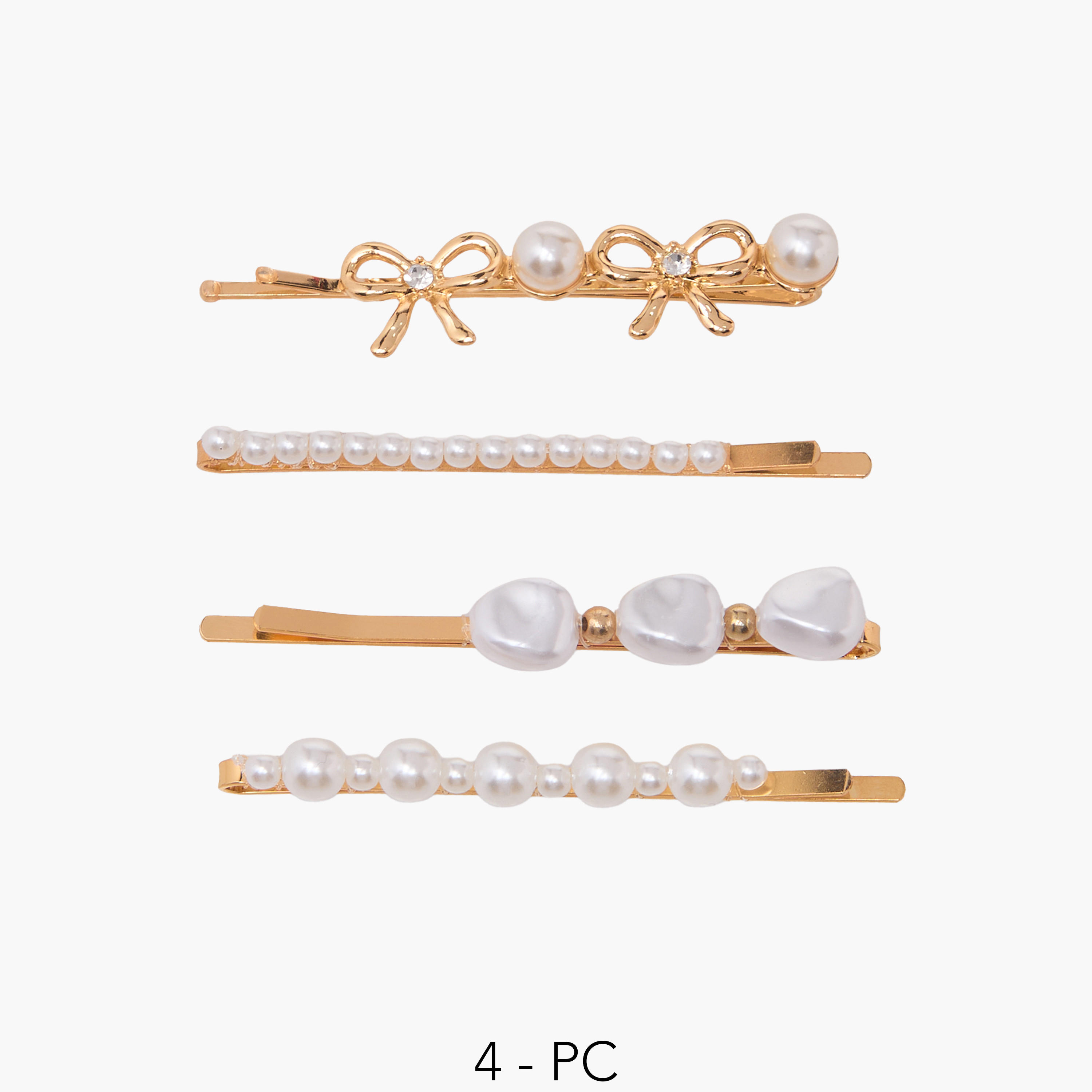 طقم دبابيس شعر مزين من 4 قطع-women-hairaccessories-hairpins-image-1