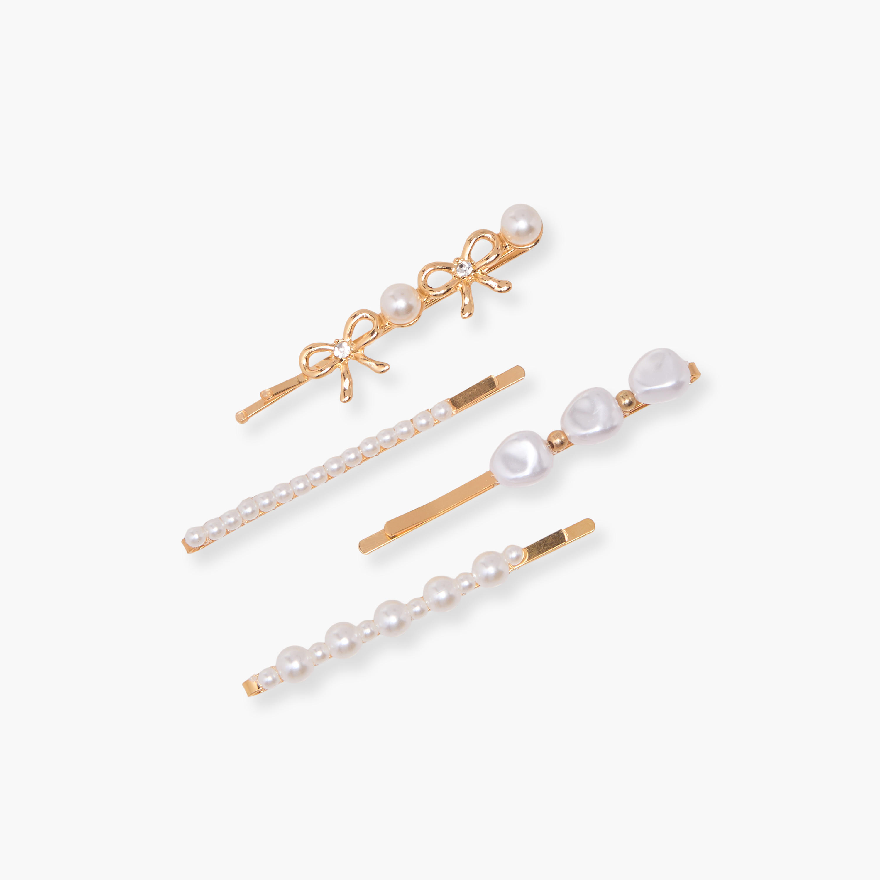 طقم دبابيس شعر مزين من 4 قطع-women-hairaccessories-hairpins-image-2