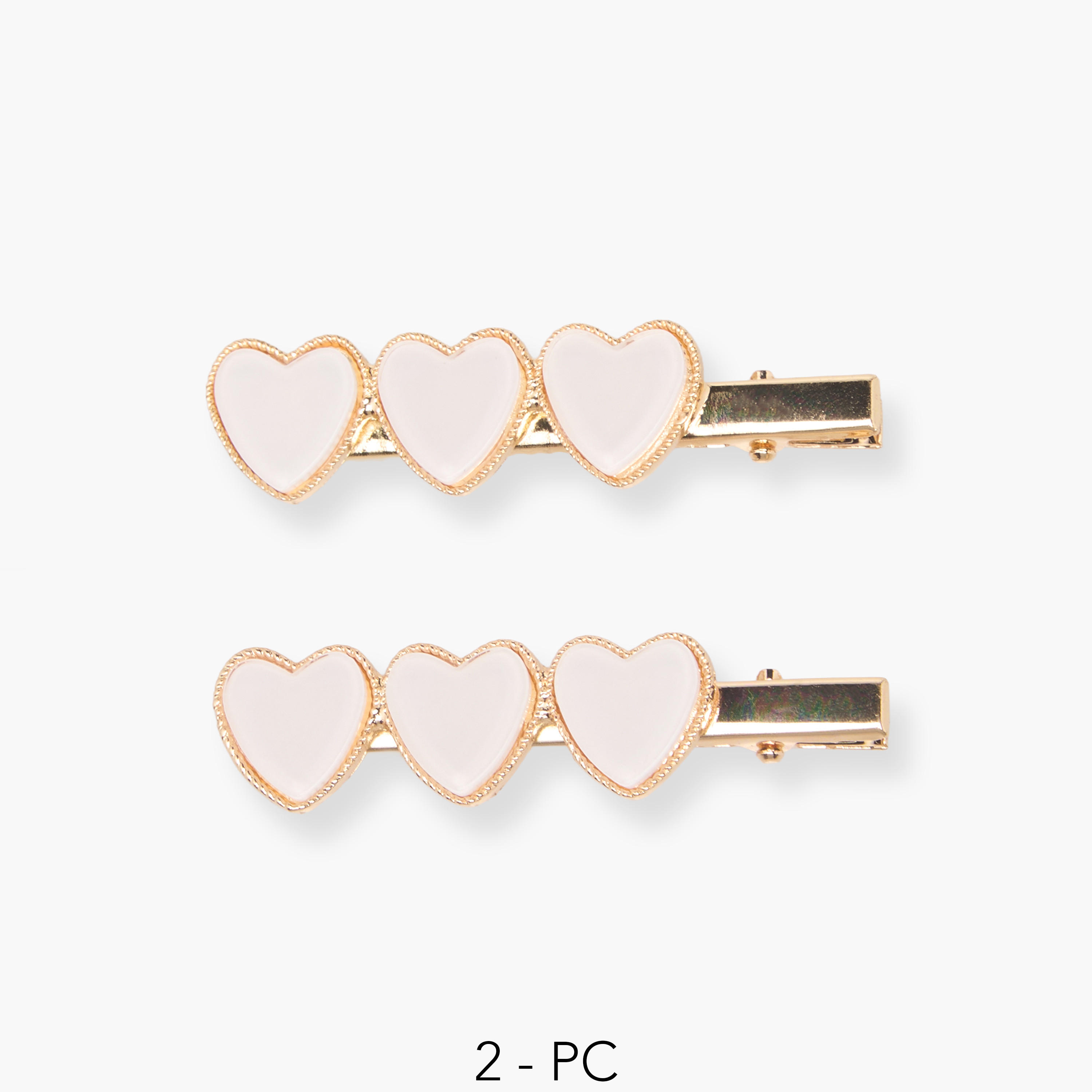 Pack of 2 Heart Accent Hair Clip-women-hairaccessories-hairpins-image-1