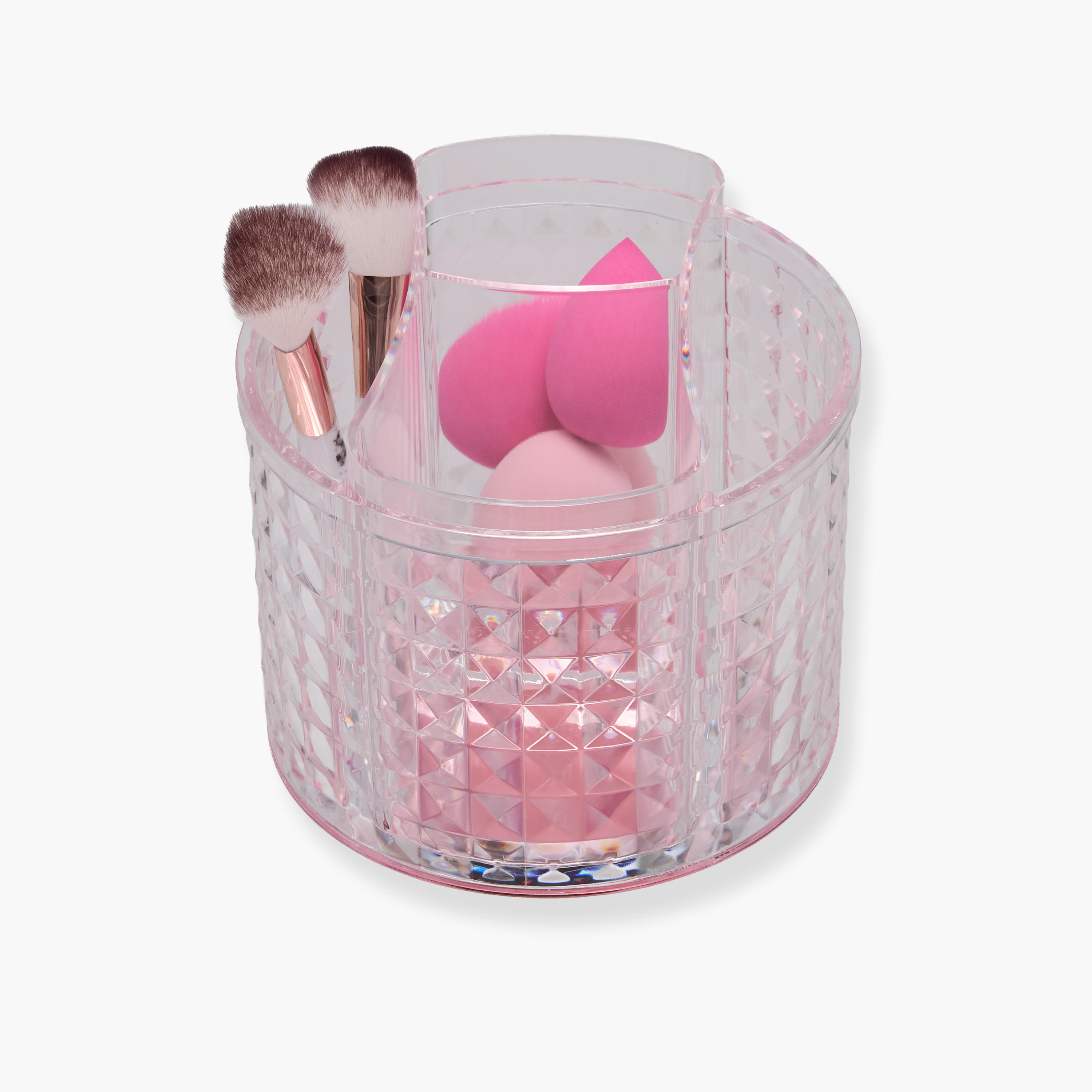 Findz Rotating Makeup Organiser - 17x16x15 cms-beautyandpersonalcare-makeup-brushesandaccessories-accessories-image-1