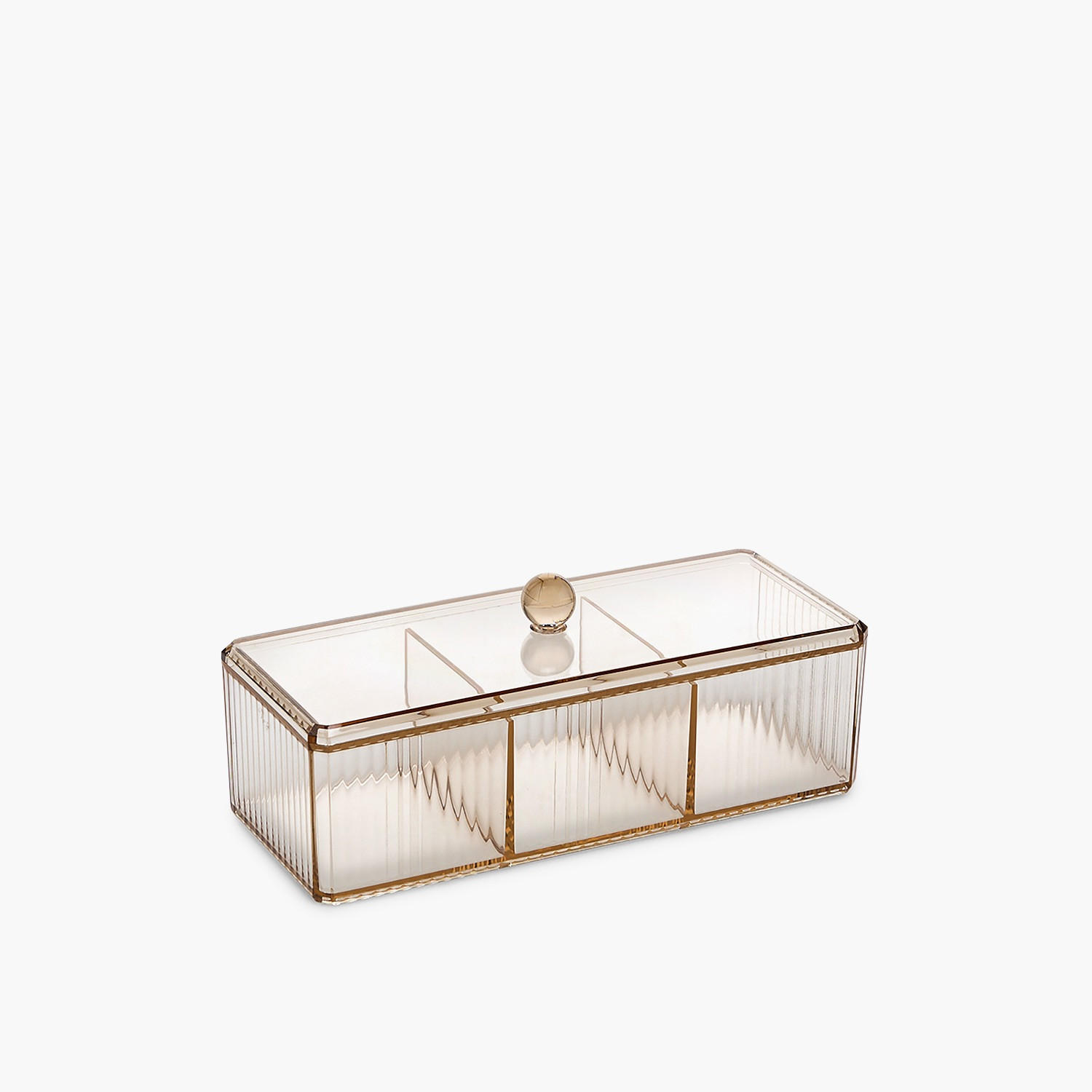 Findz 3-Compartment Organizer with Lid-household-storage-cosmeticorganizing-makeuporganizersandsets-image-1