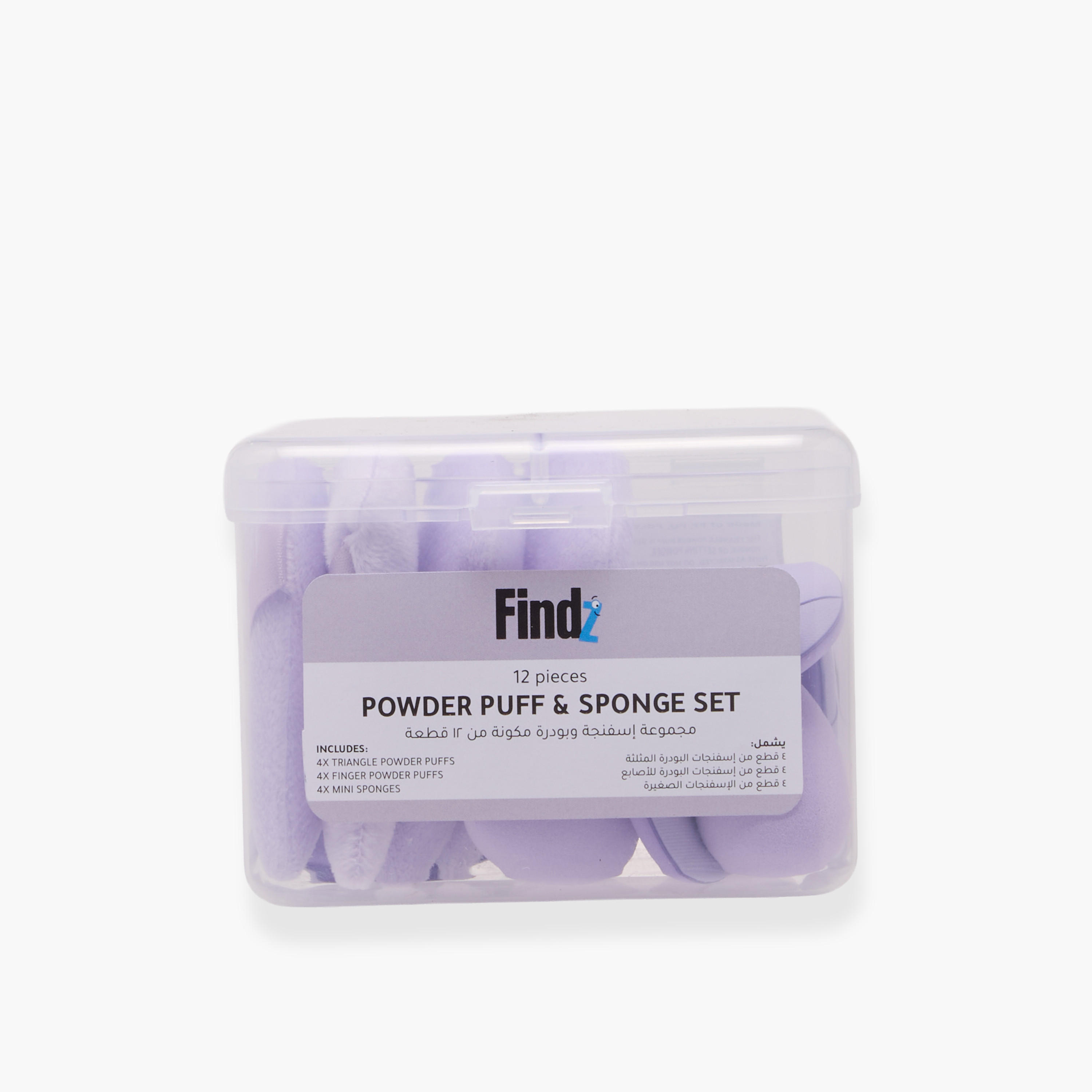 Findz 12-Piece Powder Puff and Sponge Set-beautyandpersonalcare-makeup-brushesandaccessories-accessories-image-4
