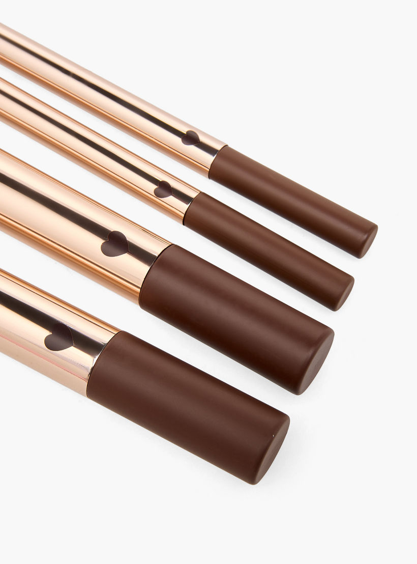 طقم فرش مكياج وإسفنج دمج 6 قطع من فايندز-beautyandpersonalcare-makeup-brushesandaccessories-brushes-image-3