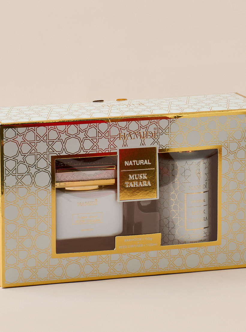 Hamidi 2-Piece Musk Tahara Natural Muattar and Reed Difuser Gift Set-household-homefragrance-fragrancegiftset-image-5