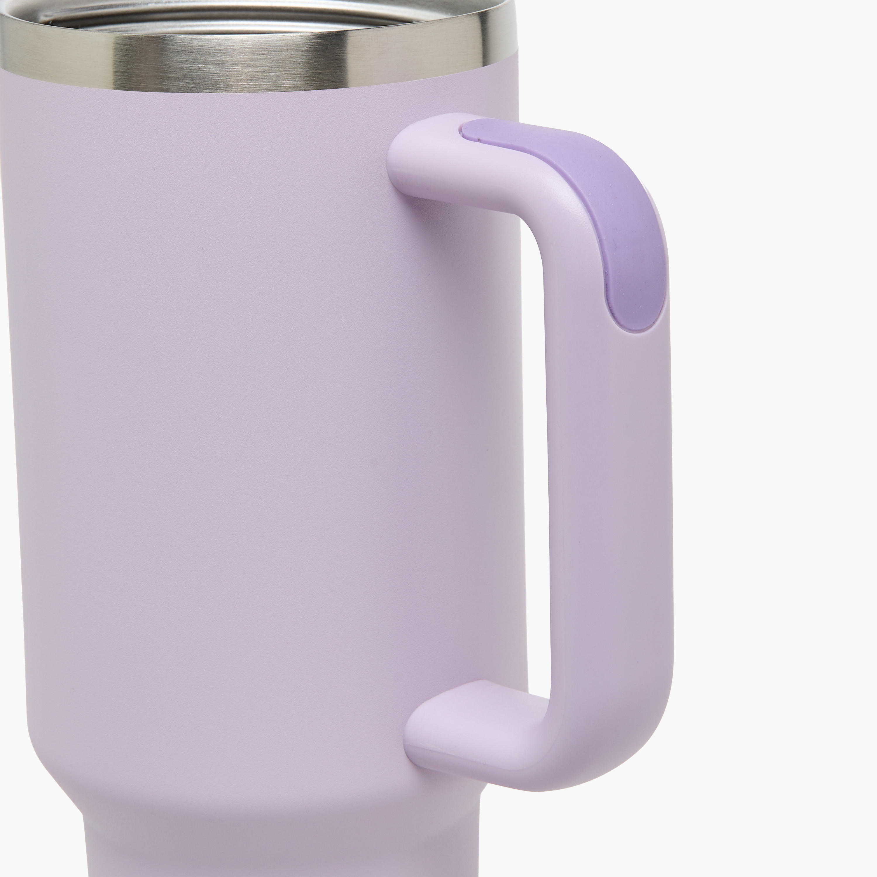 Slogan Print Double Wall Stainless Steel Tumbler with Handle-household-dining-drinkserveware-bottles-image-5