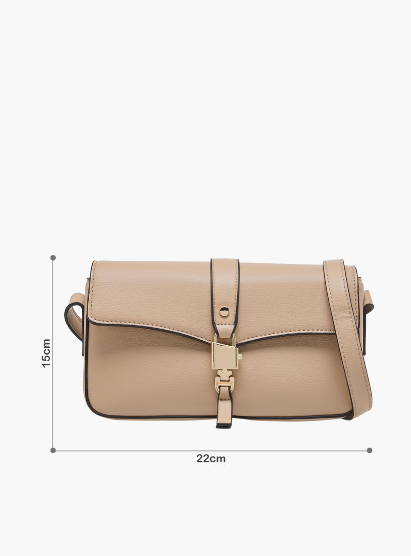 شنطة كروس بودي سادة بحزام قابل للتعديل من ساشا-women-bagsandwallets-handbags-image-2