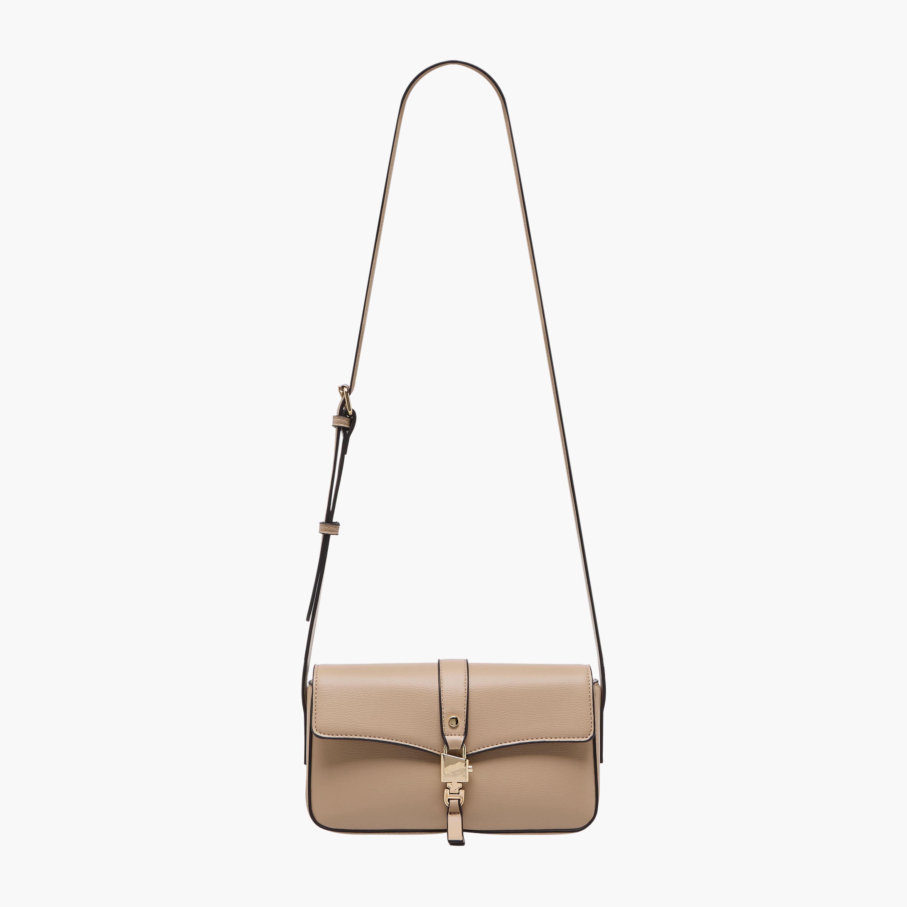 شنطة كروس بودي سادة بحزام قابل للتعديل من ساشا-women-bagsandwallets-handbags-image-4