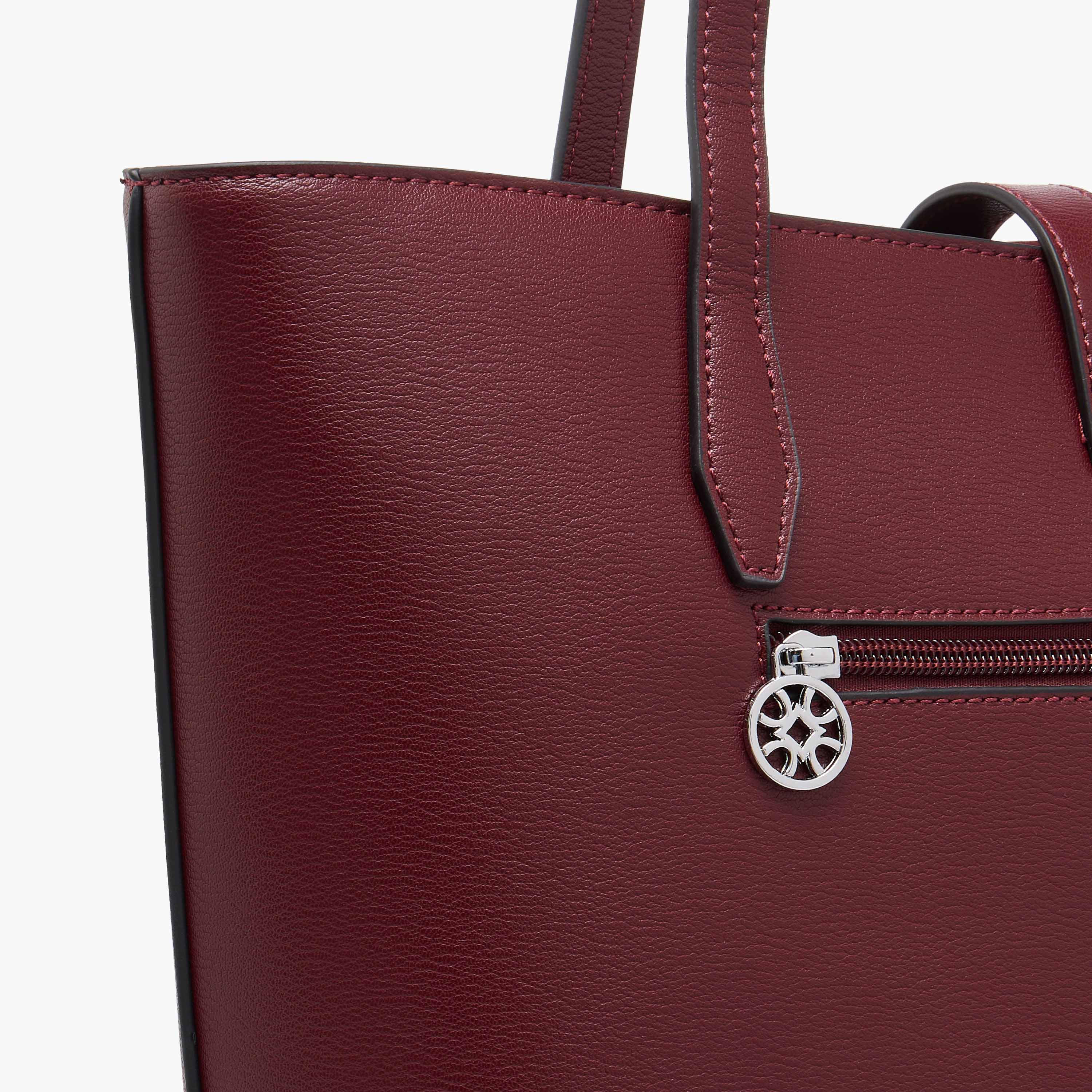 Sasha Solid Tote Bag with Double Handle-women-bagsandwallets-handbags-image-6