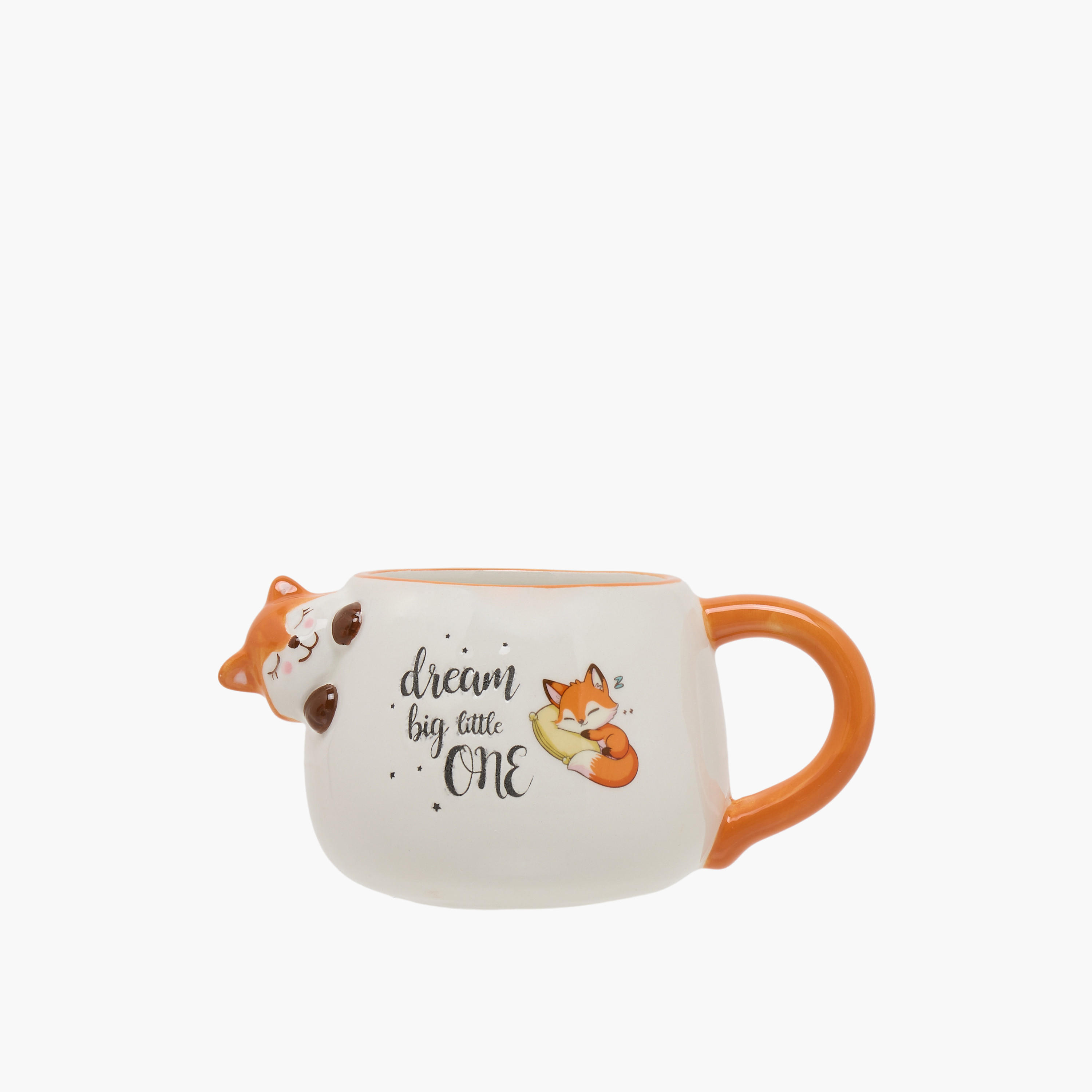 Fox Print Dolomite Mug - 440 ml-household-dining-teaandcoffee-mugsandcups-image-1