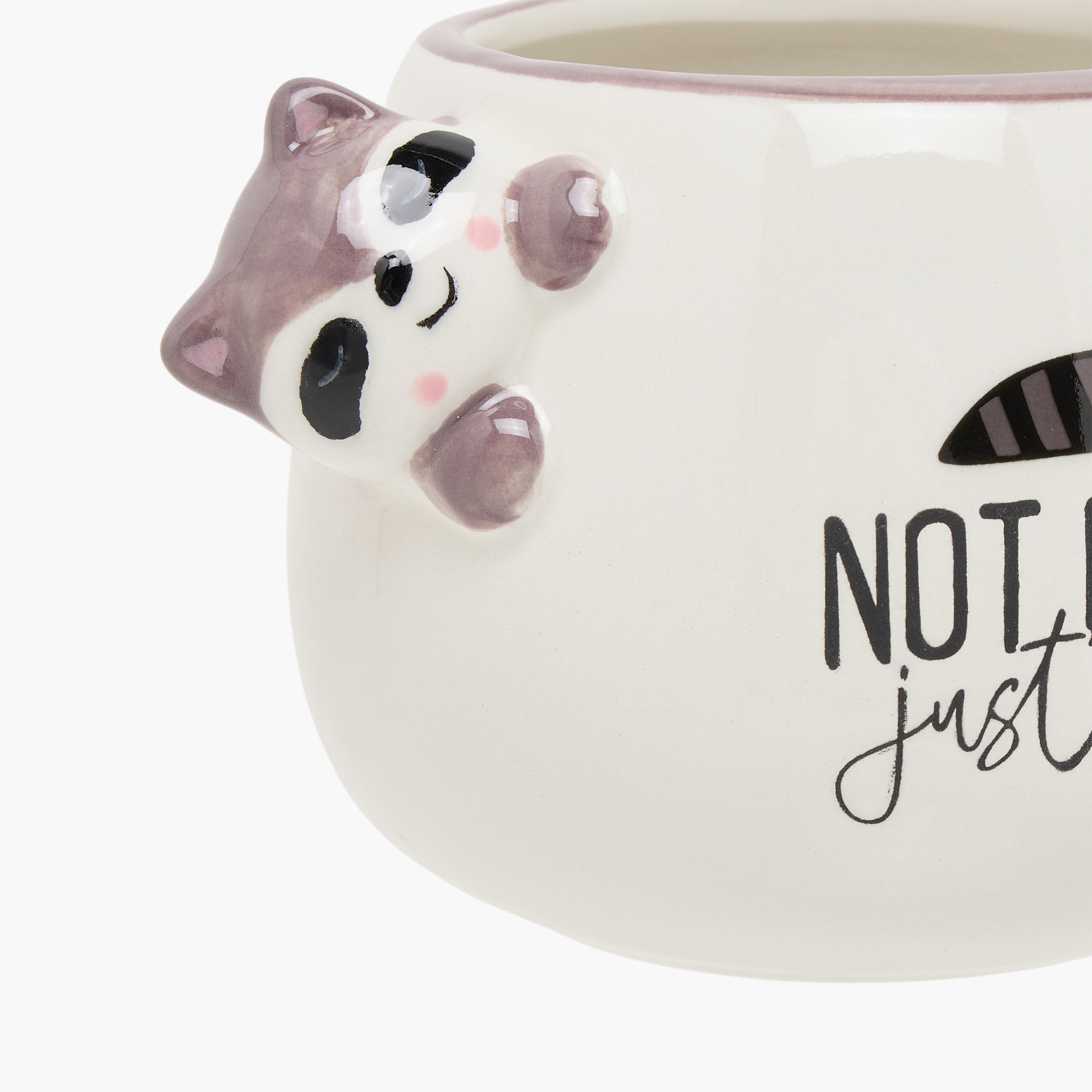 Raccoon Print Dolomite Mug - 440 ml-household-dining-teaandcoffee-mugsandcups-image-4