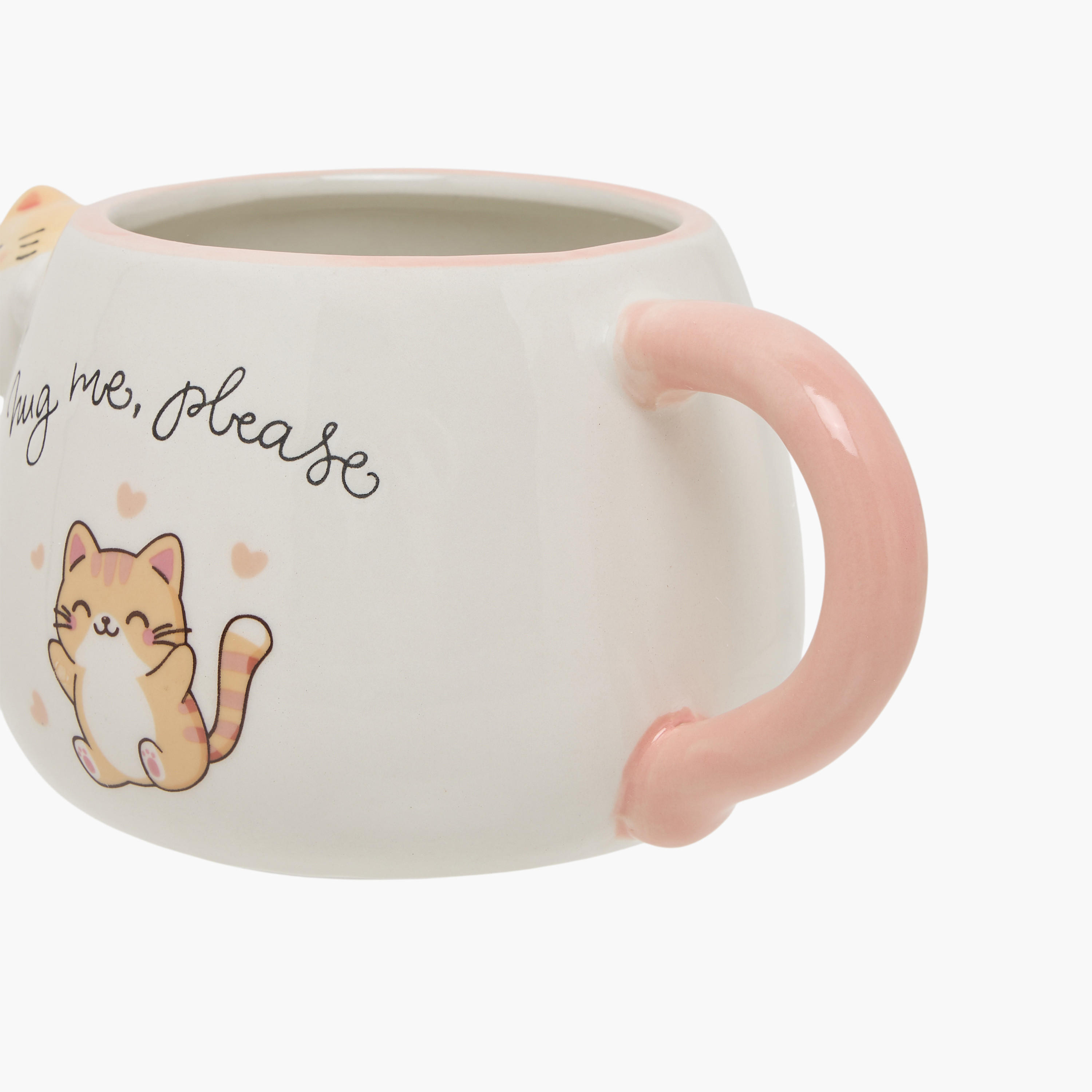 Cat Print Dolomite Mug - 440 ml-household-dining-teaandcoffee-mugsandcups-image-3