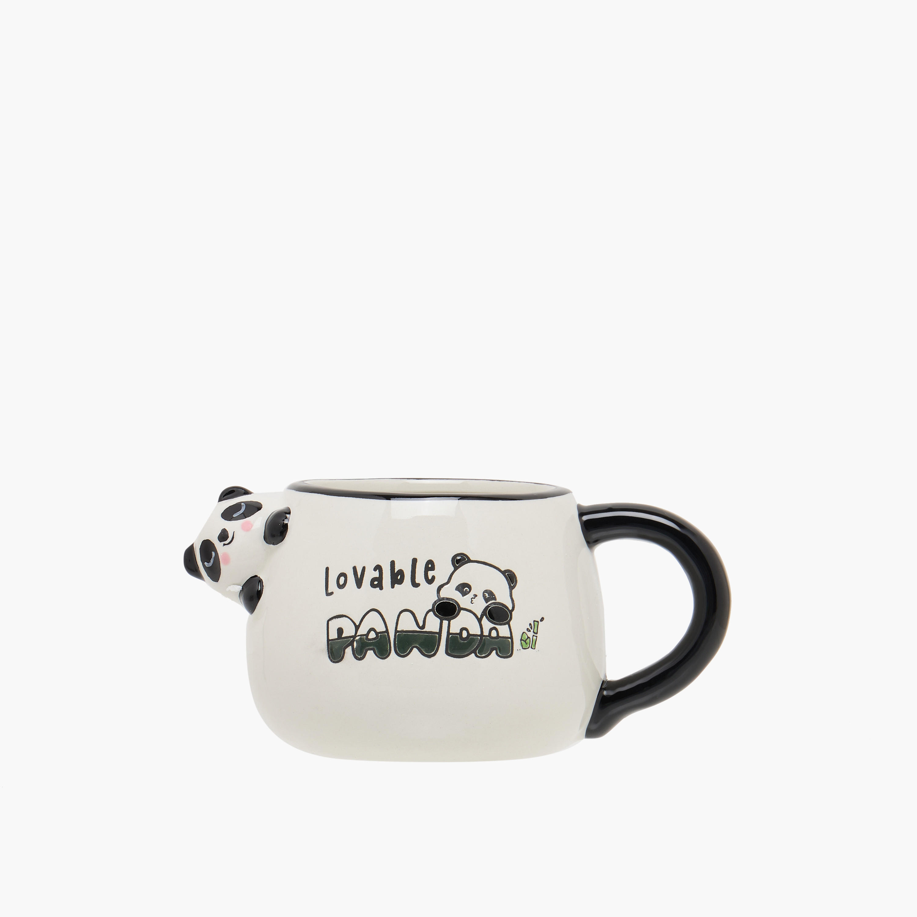 Panda Print Dolomite Mug - 440 ml-household-dining-teaandcoffee-mugsandcups-image-1