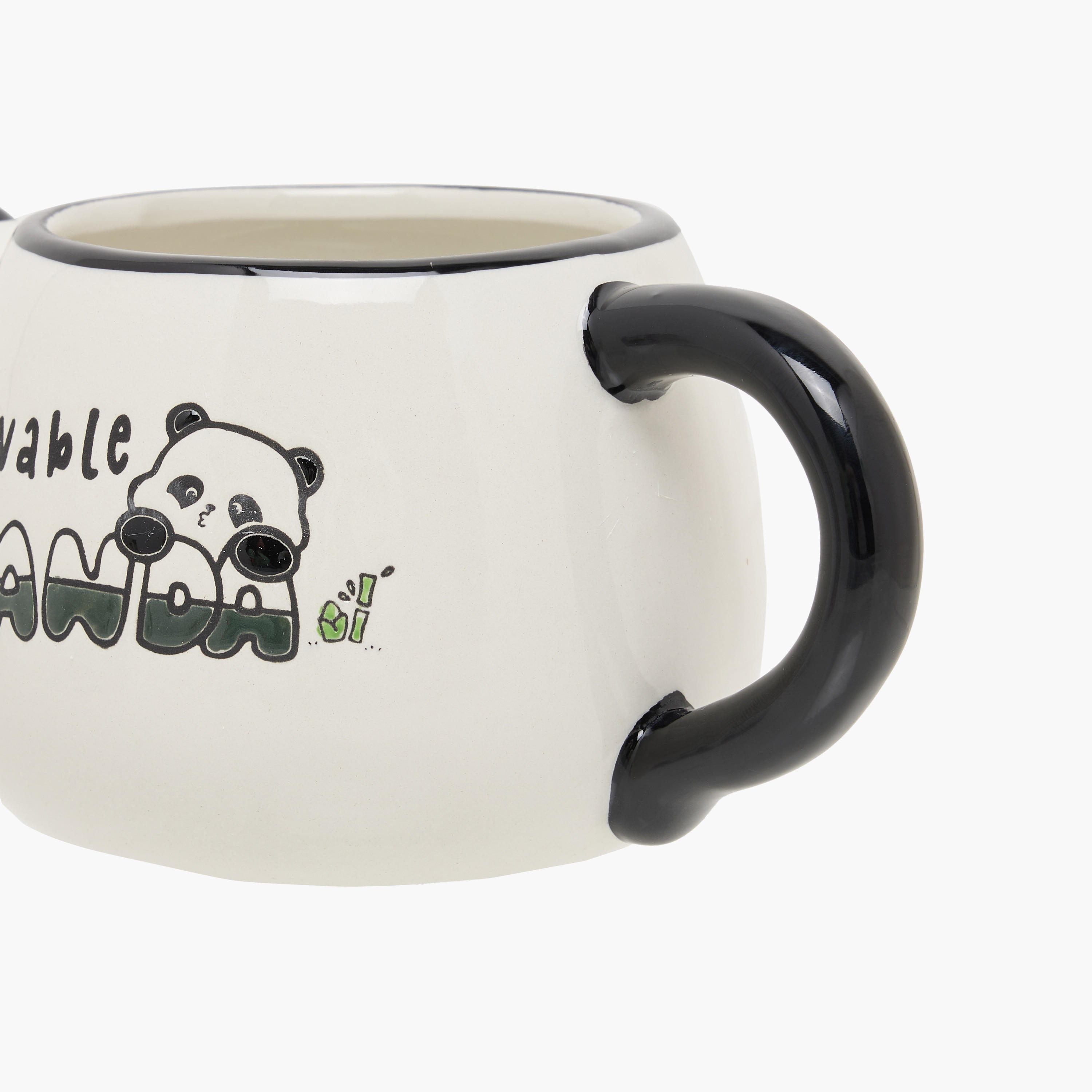 Panda Print Dolomite Mug - 440 ml-household-dining-teaandcoffee-mugsandcups-image-3