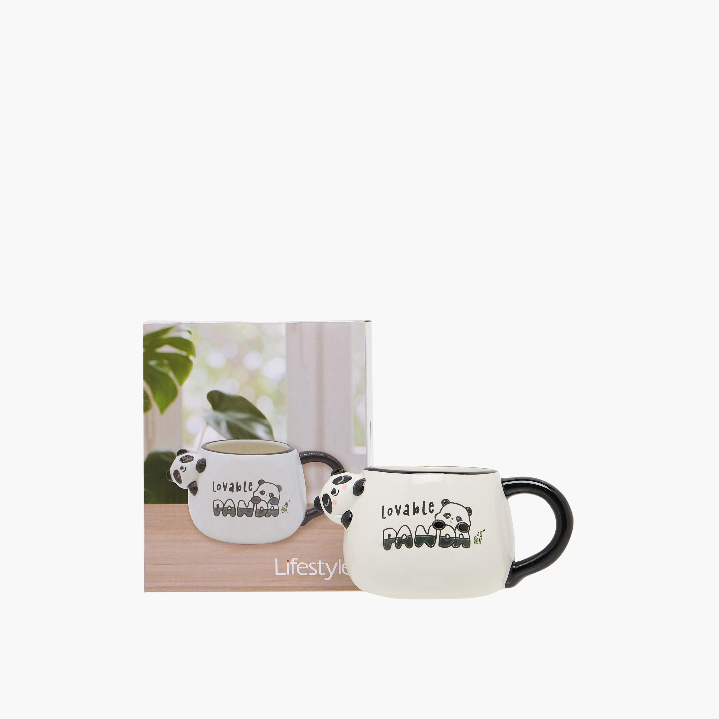 Panda Print Dolomite Mug - 440 ml-household-dining-teaandcoffee-mugsandcups-image-5